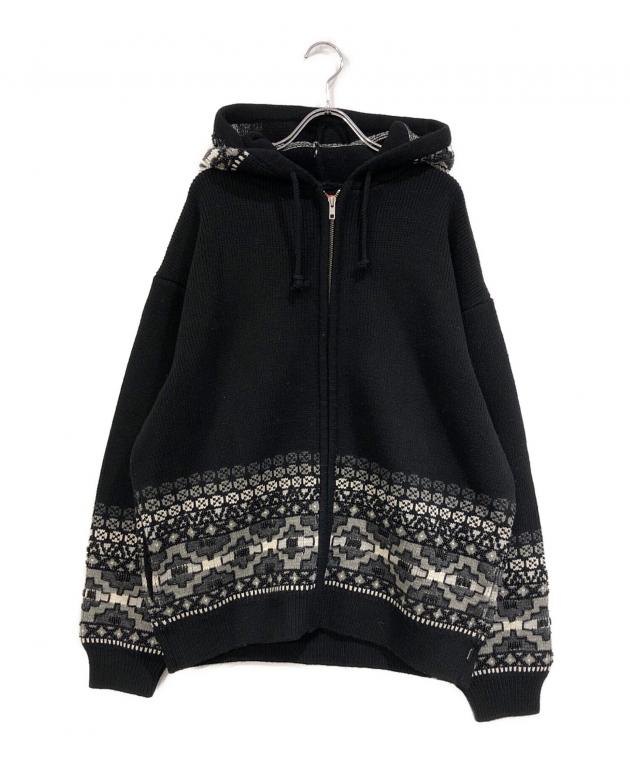 中古・古着通販】Supreme (シュプリーム) Beaded Zip Hooded ブラック