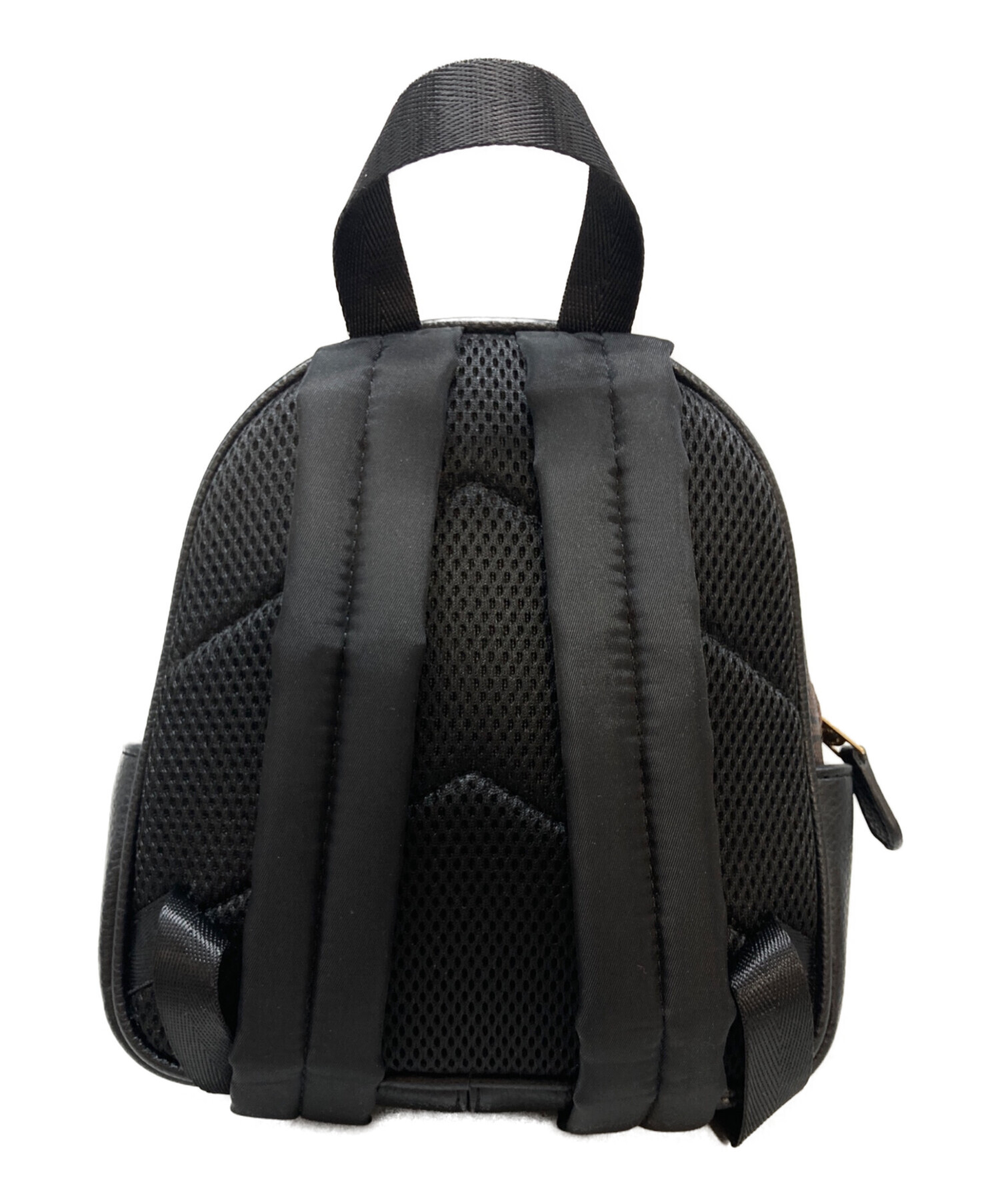 中古・古着通販】COACH (コーチ) ミニバックパック ブラウン×ブラック 