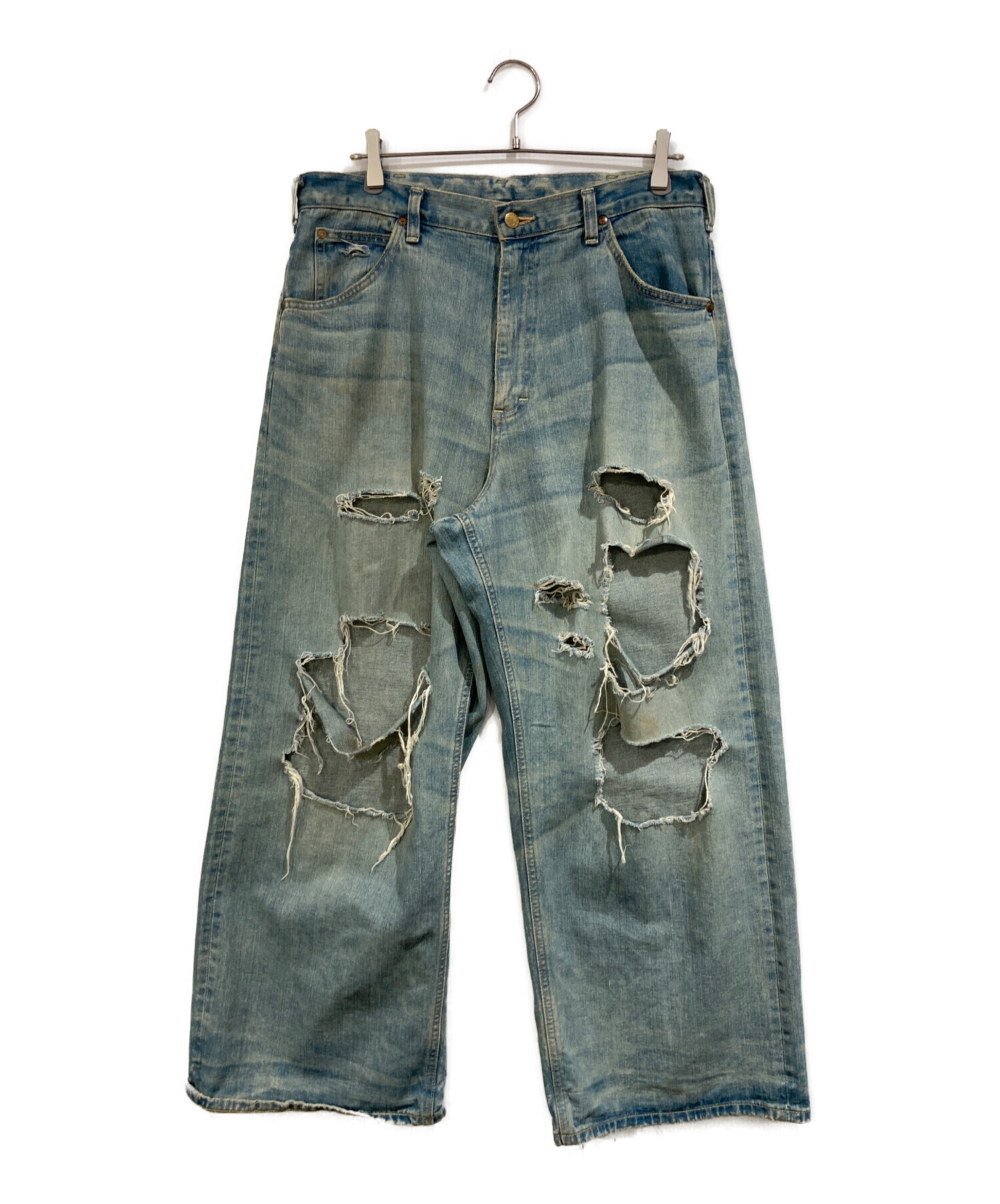 中古・古着通販】LEE (リー) BEAMS (ビームス) クラッシュバギーデニム 