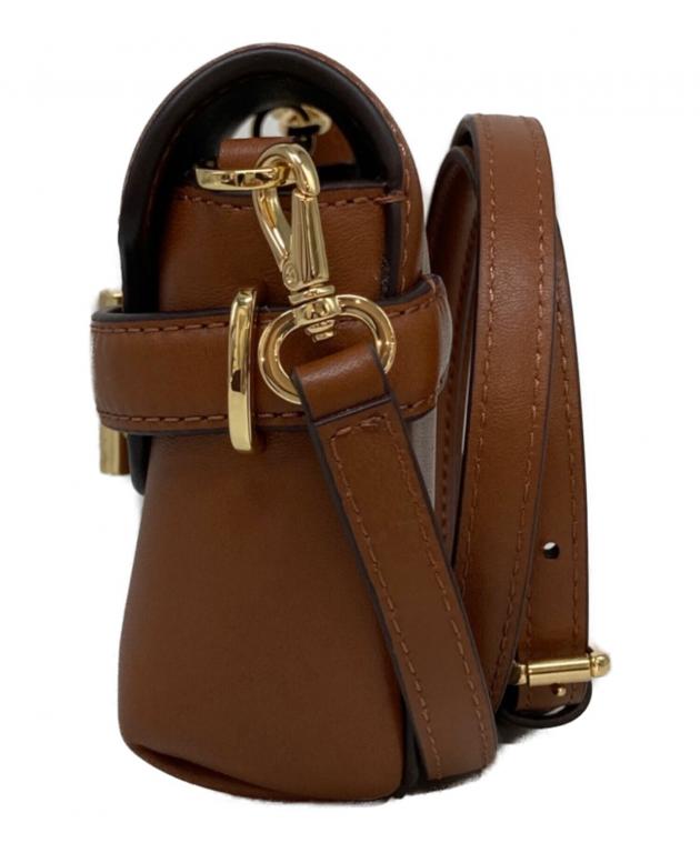 く*】様 ローレン ラルフローレン ショルダーバッグ ダークブラウン レザー 2 中古・古着通販】LAUREN RALPH LAUREN (ローレンラルフローレン