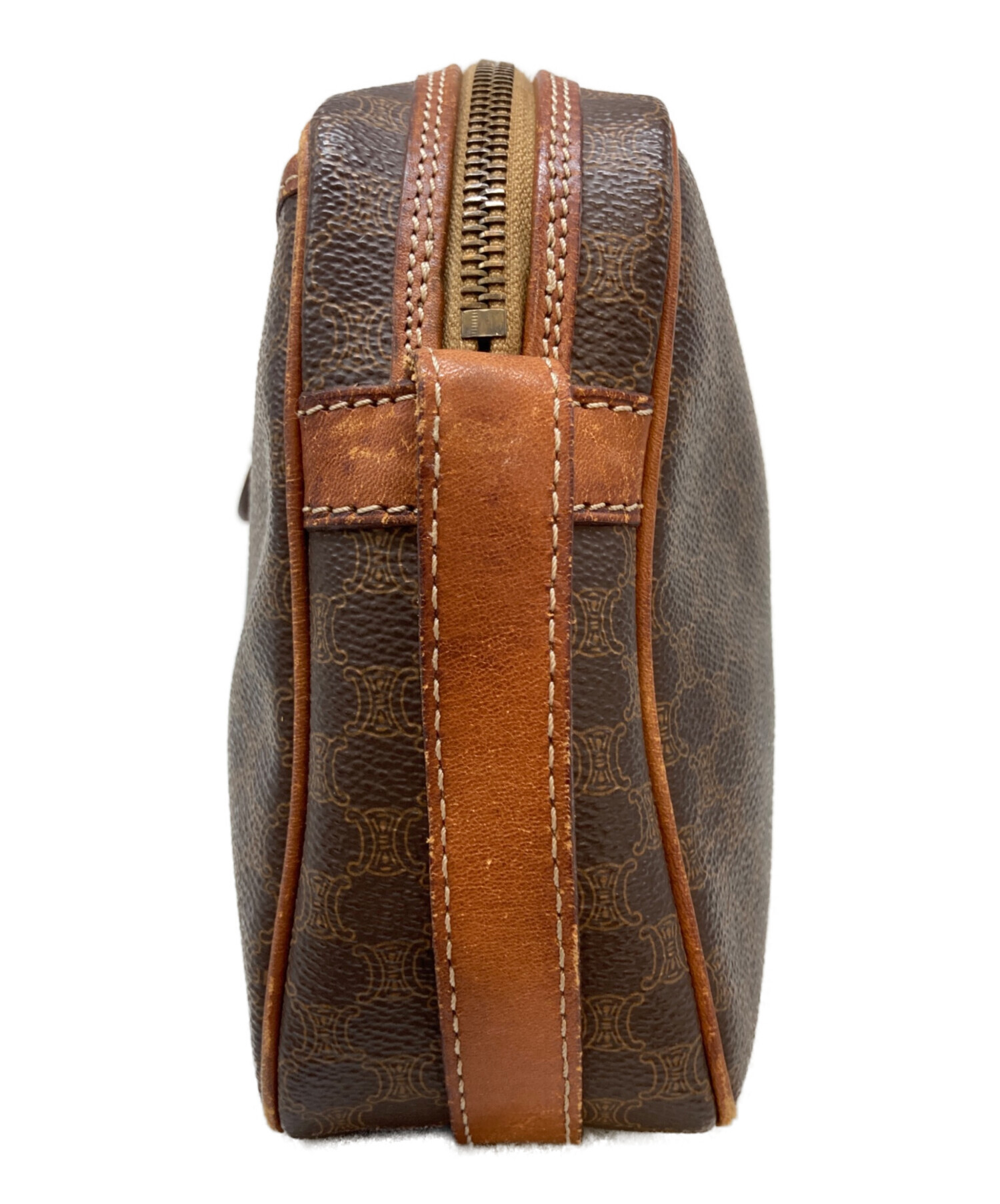 K*i様 CELINE マカダム柄 ショルダーバッグ ブラウン 古着 中古・古着通販】CELINE (セリーヌ) マカダム柄ショルダーバッグ