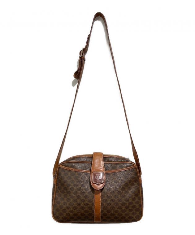中古・古着通販】CELINE (セリーヌ) マカダム柄ショルダーバッグ