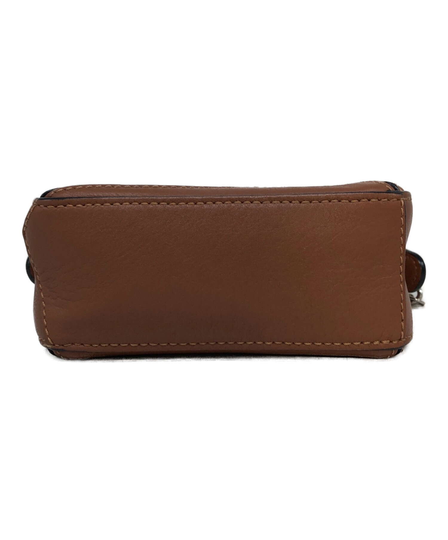 LOEWE ロエベ　ブラウン ケース　未使用 中古・古着通販】LOEWE (ロエベ) ナノパズルバッグ ブラウン｜ブランド
