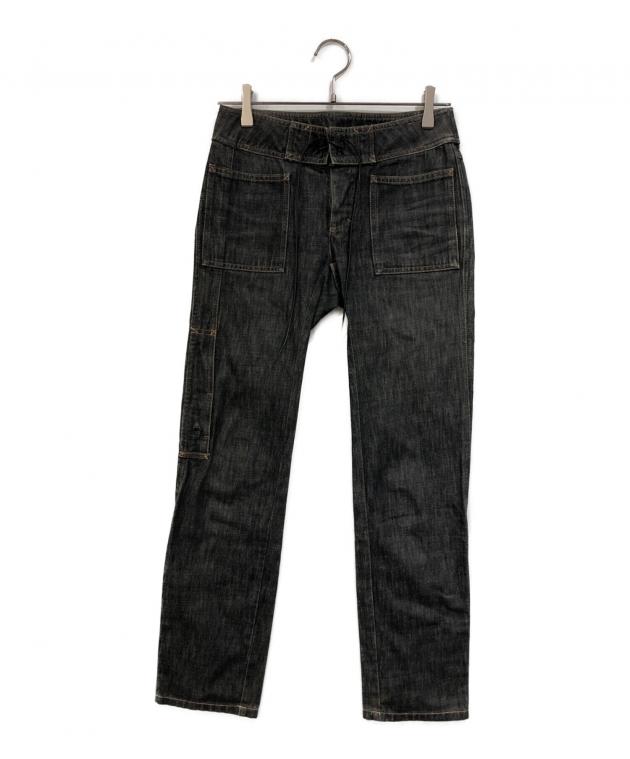 中古・古着通販】GUCCI (グッチ) デザインデニムパンツ インディゴ