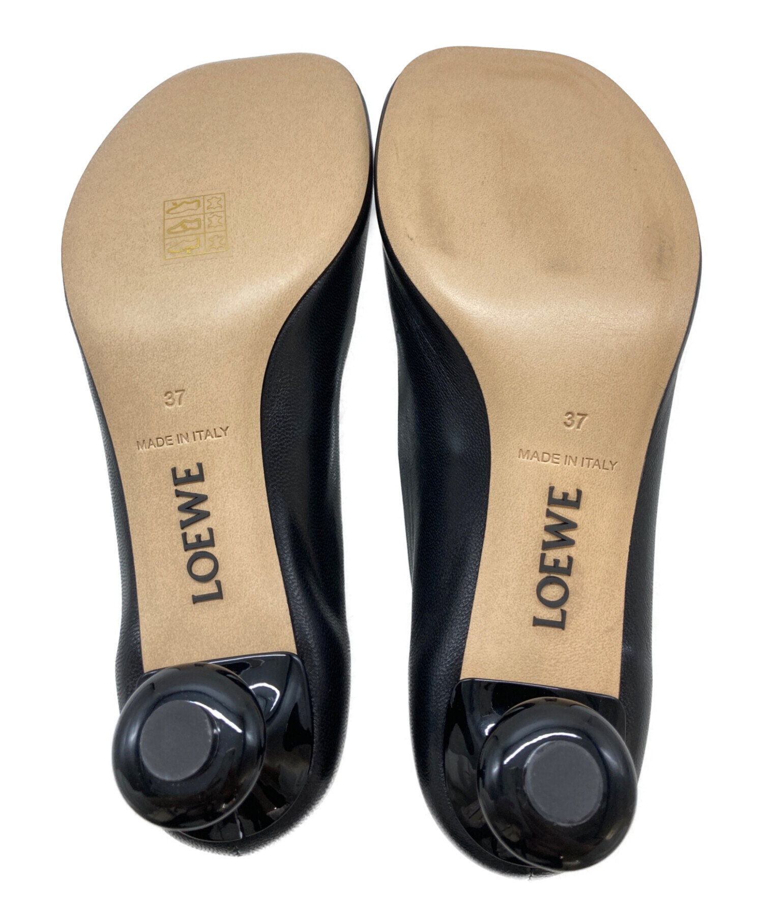 中古・古着通販】LOEWE (ロエベ) TOY PUMPS 45 ブラック サイズ:37