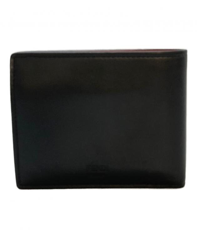 中古・古着通販】FENDI (フェンディ) 2つ折り財布 ブラック｜ブランド
