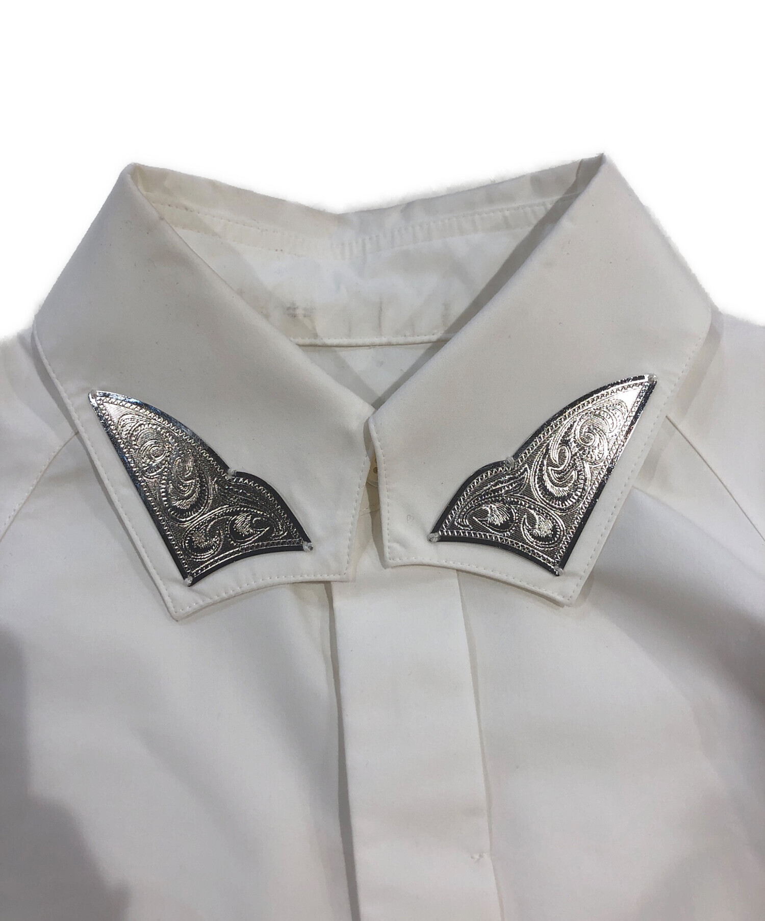 中古・古着通販】TOGA PULLA (トーガ プルラ) Metal collar shirt