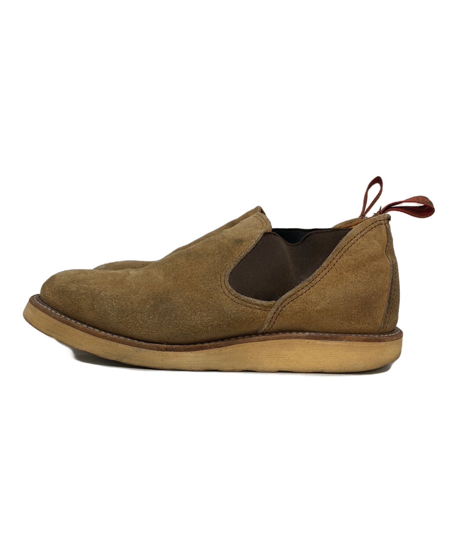 レッドウィング ベージュ スエード シューズ 中古・古着通販】RED WING (レッドウィング) ROMEO サイドゴアスエード