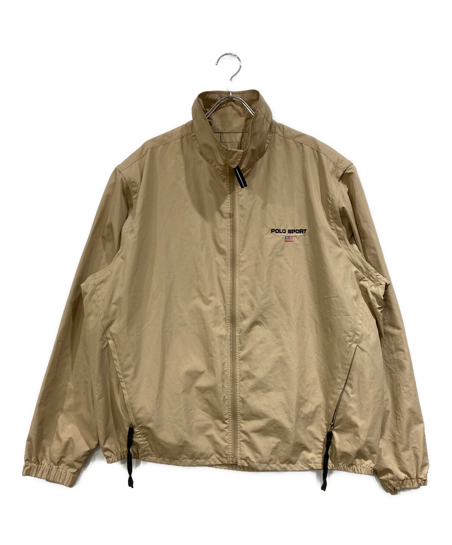 POLO ナイロンジャケット ベージュ 中古・古着通販】POLO SPORT (ポロスポーツ) ナイロンジャケット