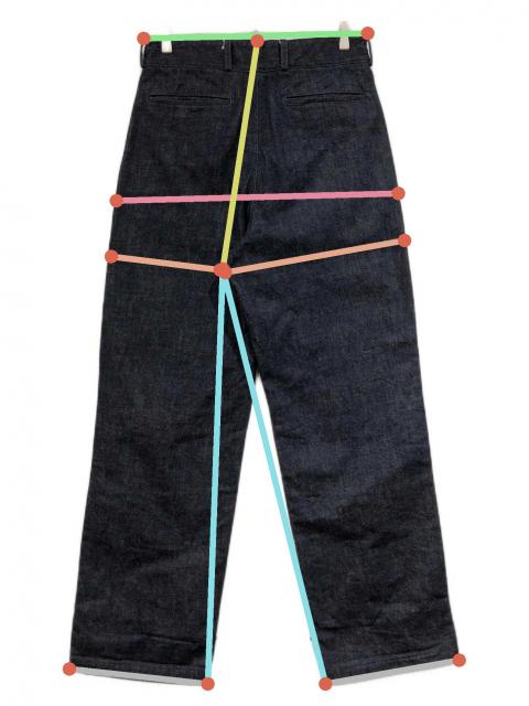 中古・古着通販】ISSUETHINGS (イシューシングス) type84 デニムパンツ