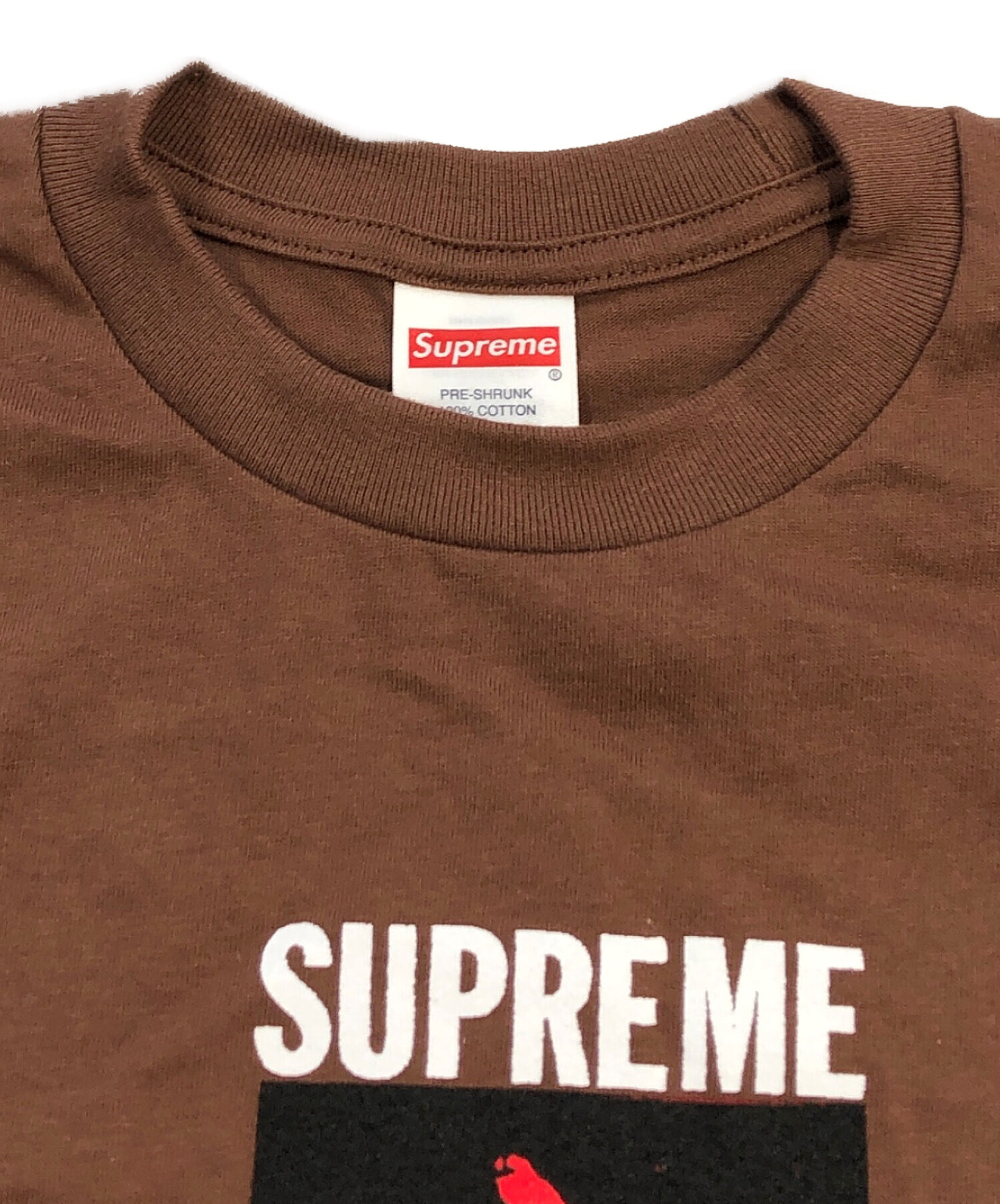 中古・古着通販】Supreme (シュプリーム) Wish Tee ブラウン サイズ