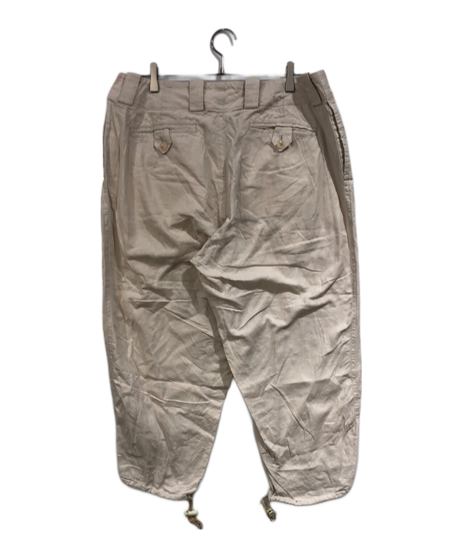 【新品未使用】ヨウジヤマモトプールオム　リンリネンパンツ　Size２ 中古・古着通販】Yohji Yamamoto pour homme (ヨウジヤマモト