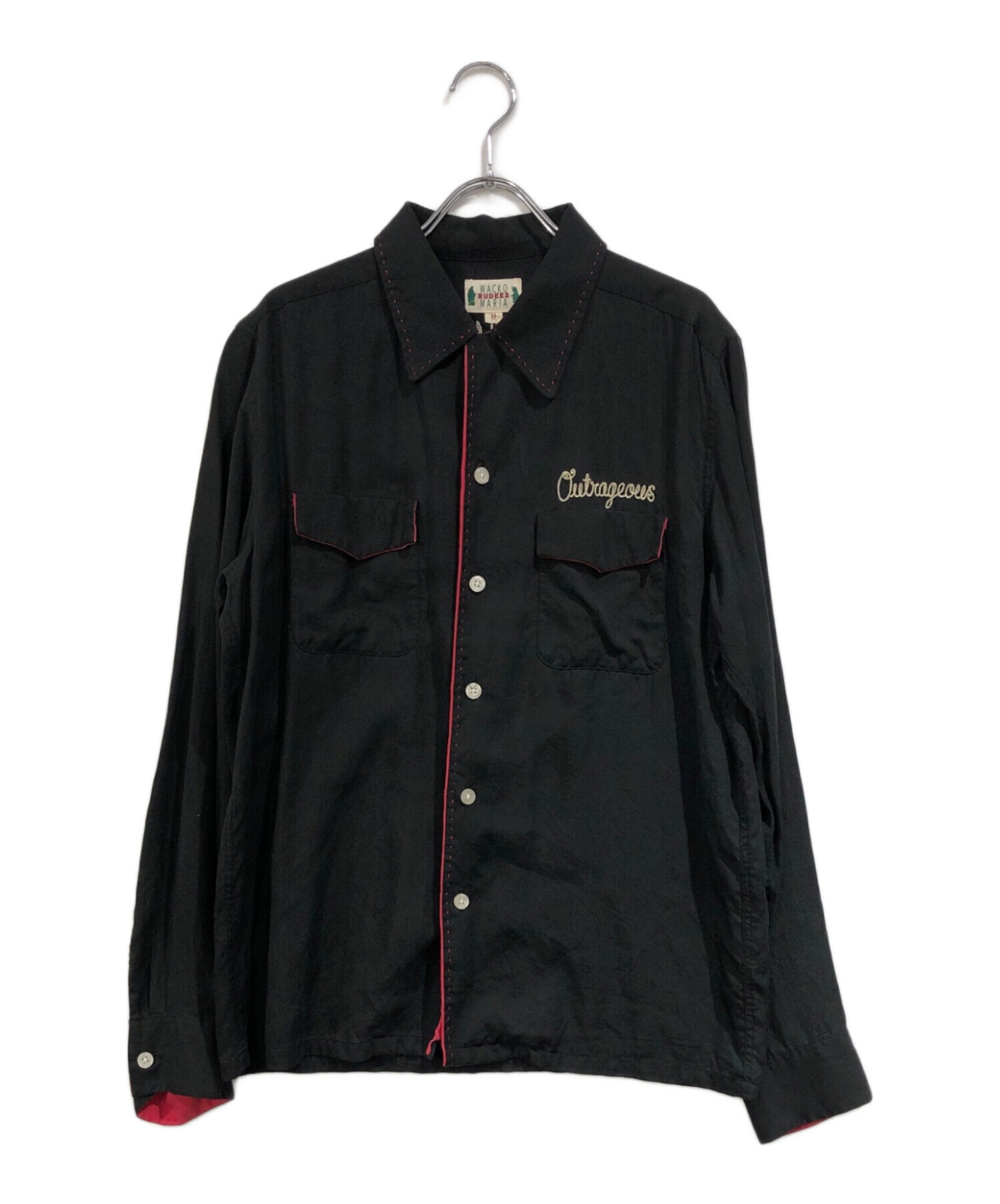 WACKO MARIA レーヨンシャツ 中古・古着通販】WACKO MARIA (ワコマリア) 刺繍レーヨンシャツ