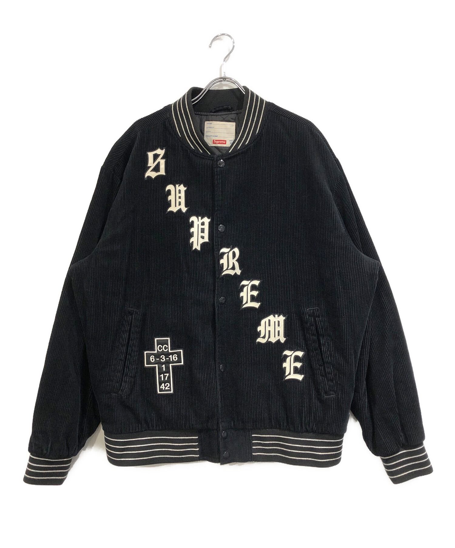 ジャケット・アウター SUPREME Old English Corduroy Varsity 中古・古着通販】Supreme (シュプリーム) OLD ENGLISH CORDUROY
