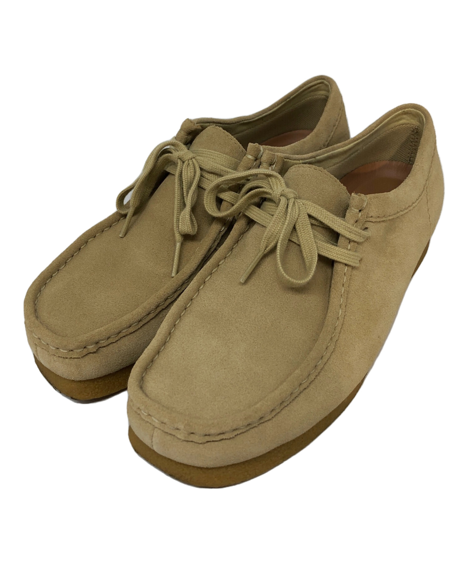 クラークス　ワラビー　スウェード　uk7 1/2　ヴィンテージ　古着屋購入 中古・古着通販】CLARKS (クラークス) ワラビーシューズ グレー サイズ