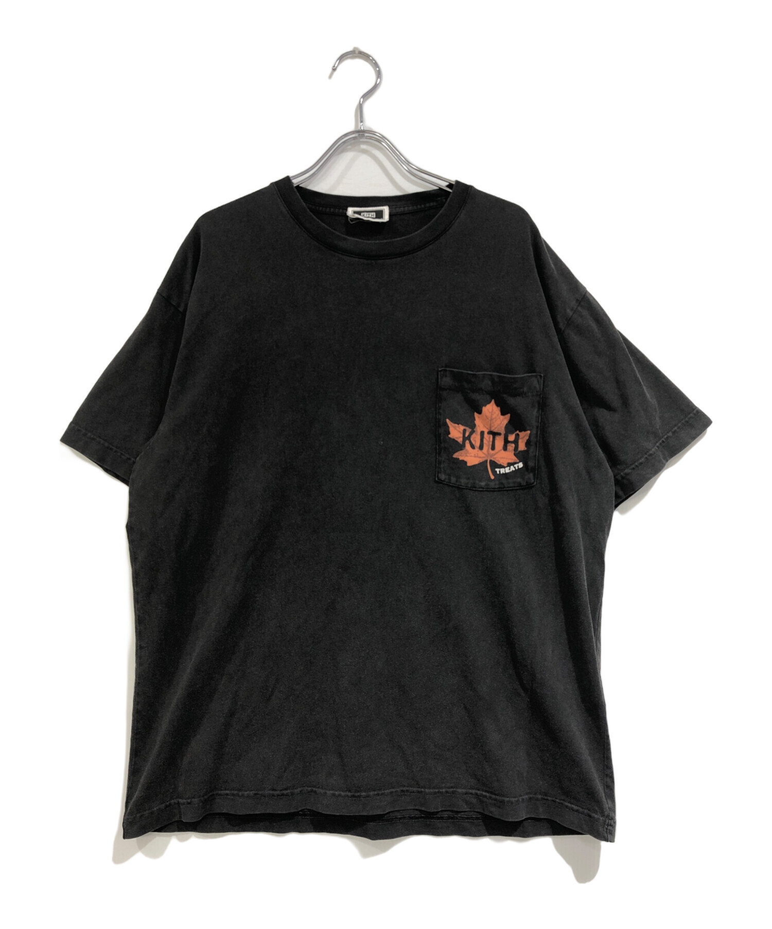 中古・古着通販】KITH (キス) leaf vintage pocket tee ブラック