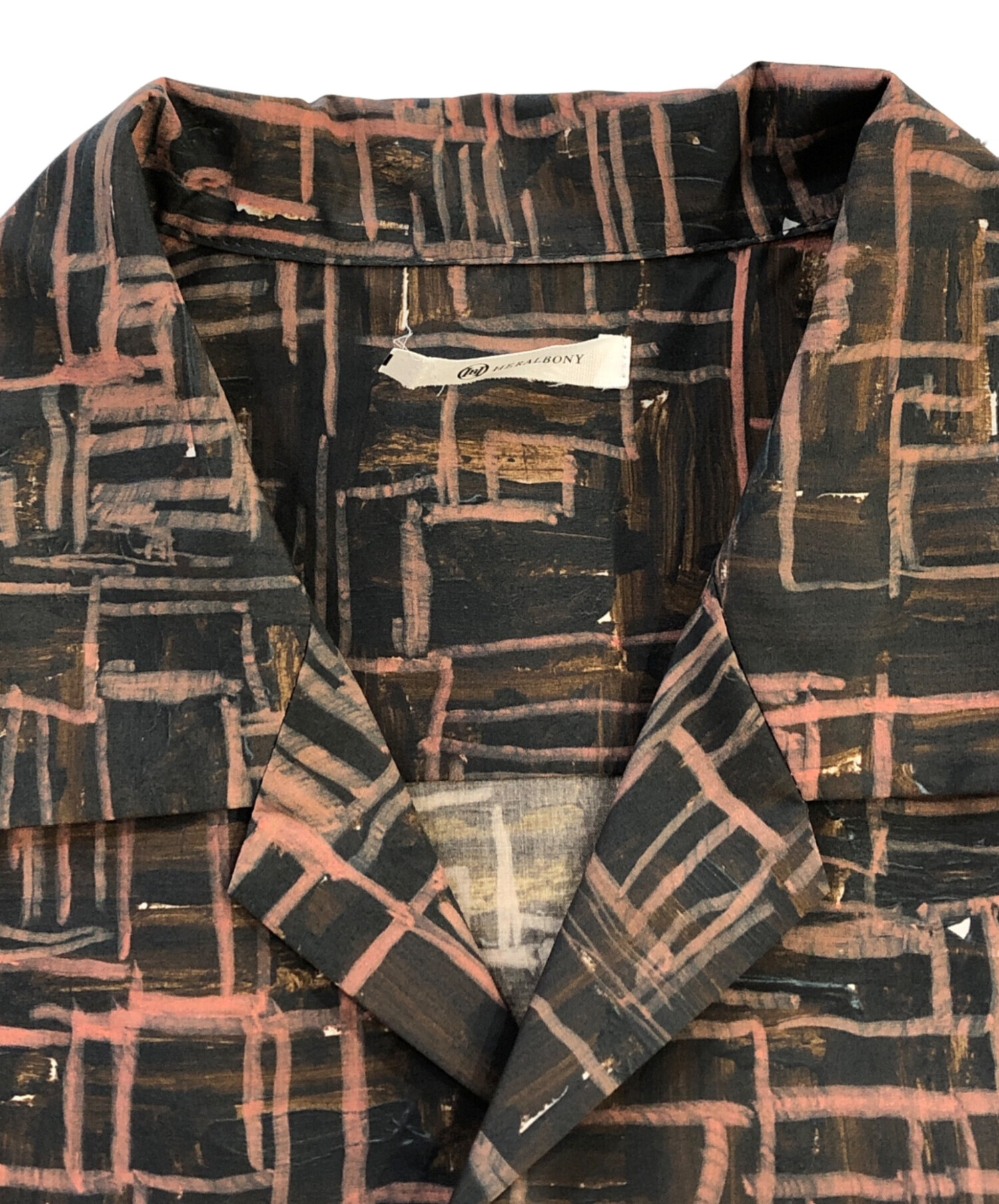 中古・古着通販】HERALBONY (ヘラルボニー) オープンカラーシャツ