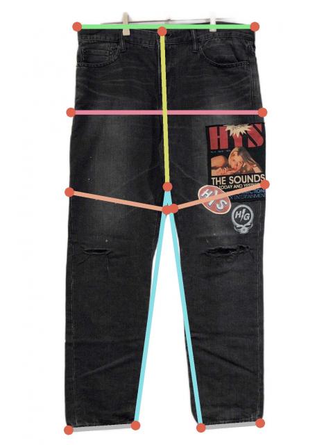 中古・古着通販】Hysteric Glamour (ヒステリックグラマー) ダメージ