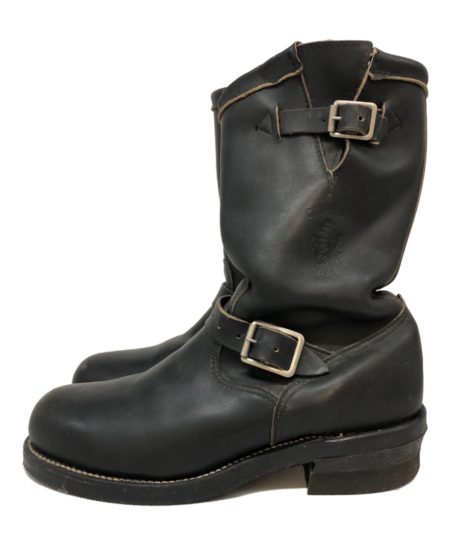 中古・古着通販】CHIPPEWA (チペワ) エンジニアブーツ ブラック サイズ