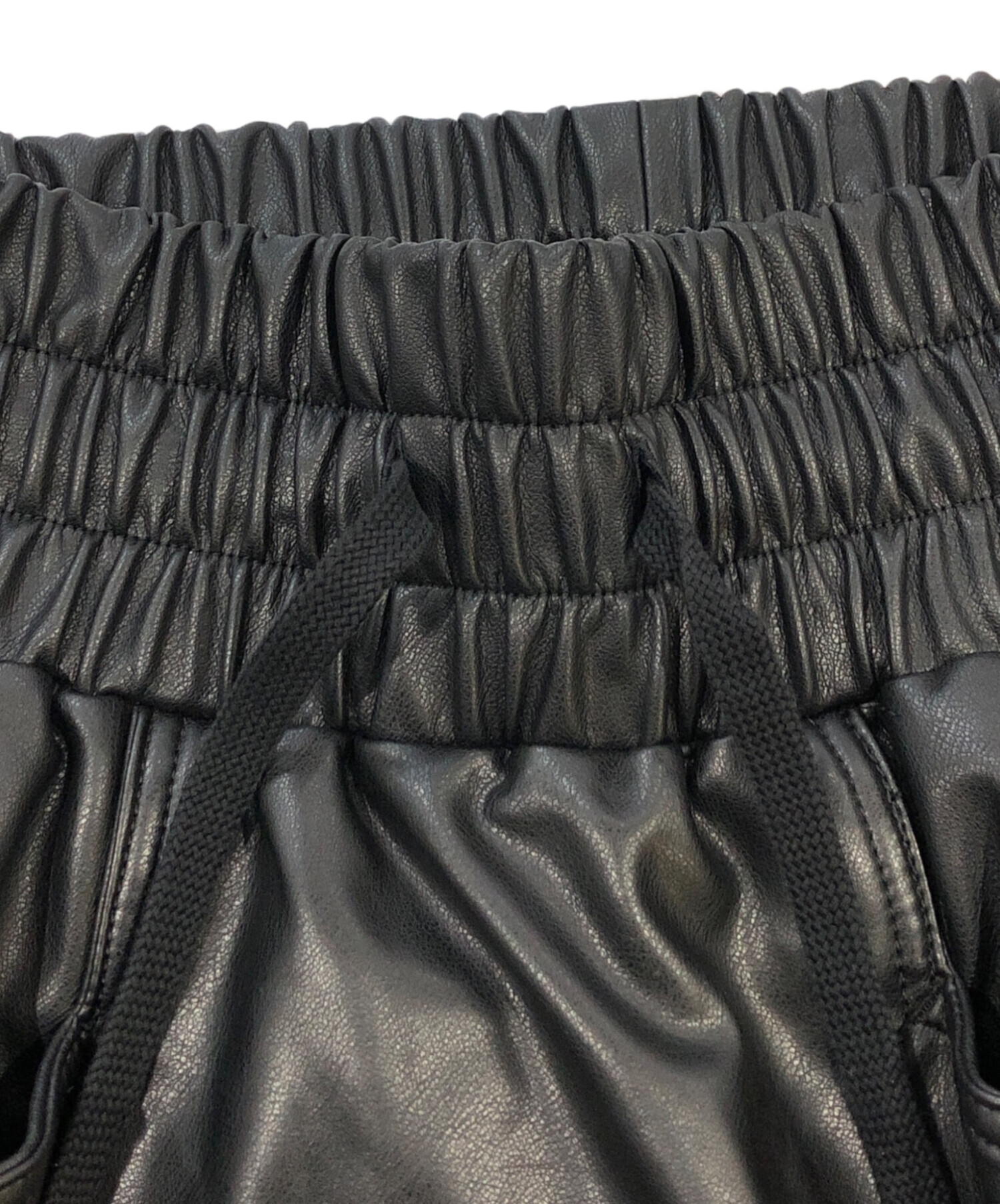 中古・古着通販】CVTVLIST (カタリスト) LEATHER SIDESNAP PANTS