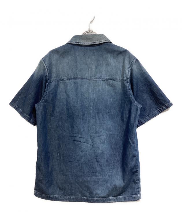 中古・古着通販】DIESEL (ディーゼル) デニムオープンカラーシャツ