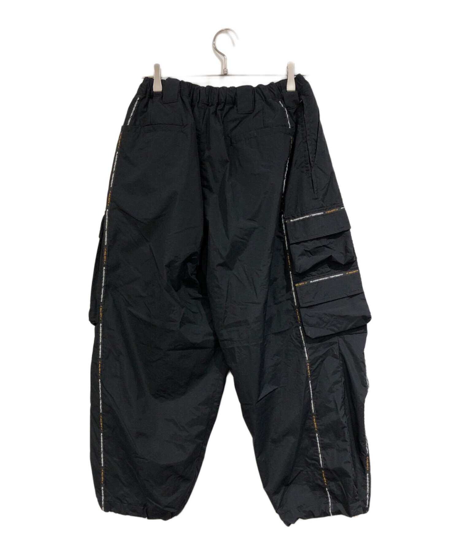 TIGHTBOOTH ビブパンツ ブラック 中古・古着通販】TIGHTBOOTH PRODUCTION (タイトブースプロダクション