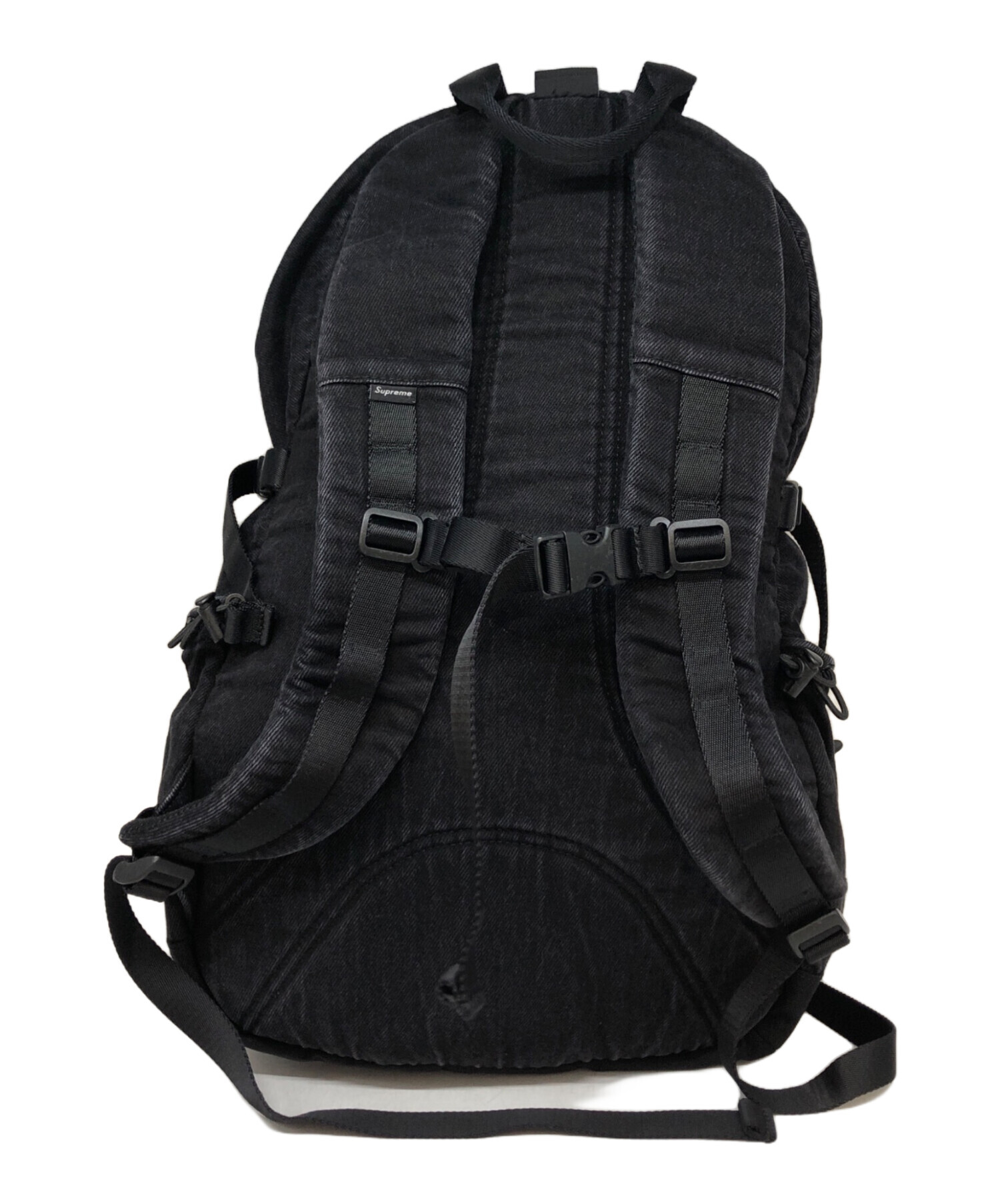 Supreme バックパック ジャンク 中古・古着通販】SUPREME (シュプリーム) Denim Backpack ブラック