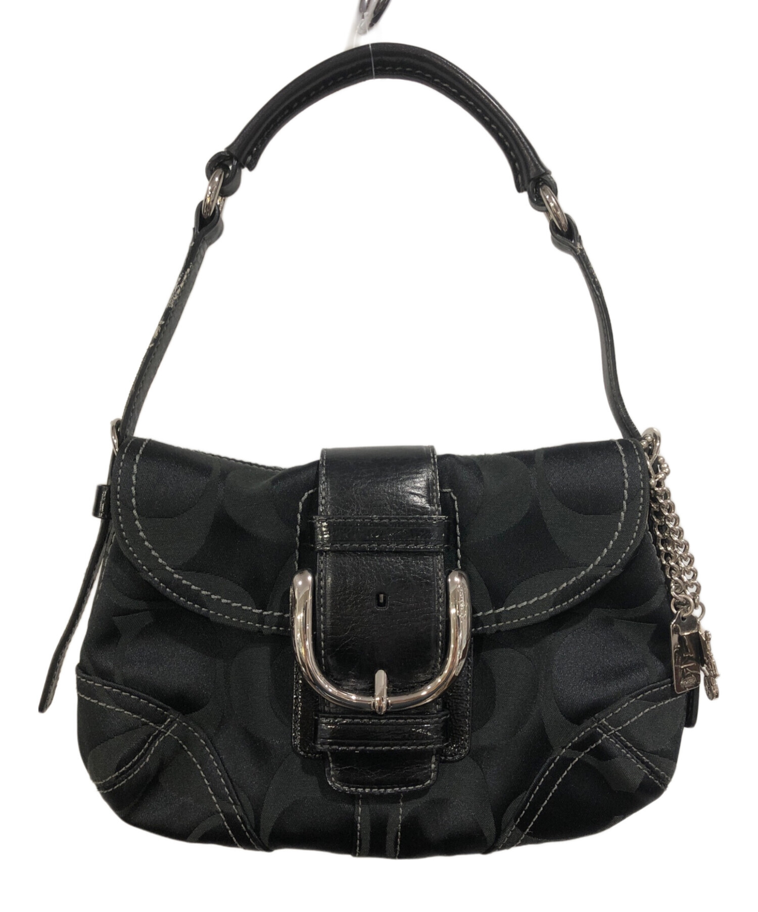 中古・古着通販】COACH (コーチ) ソーホー ショルダーバッグ ブラック