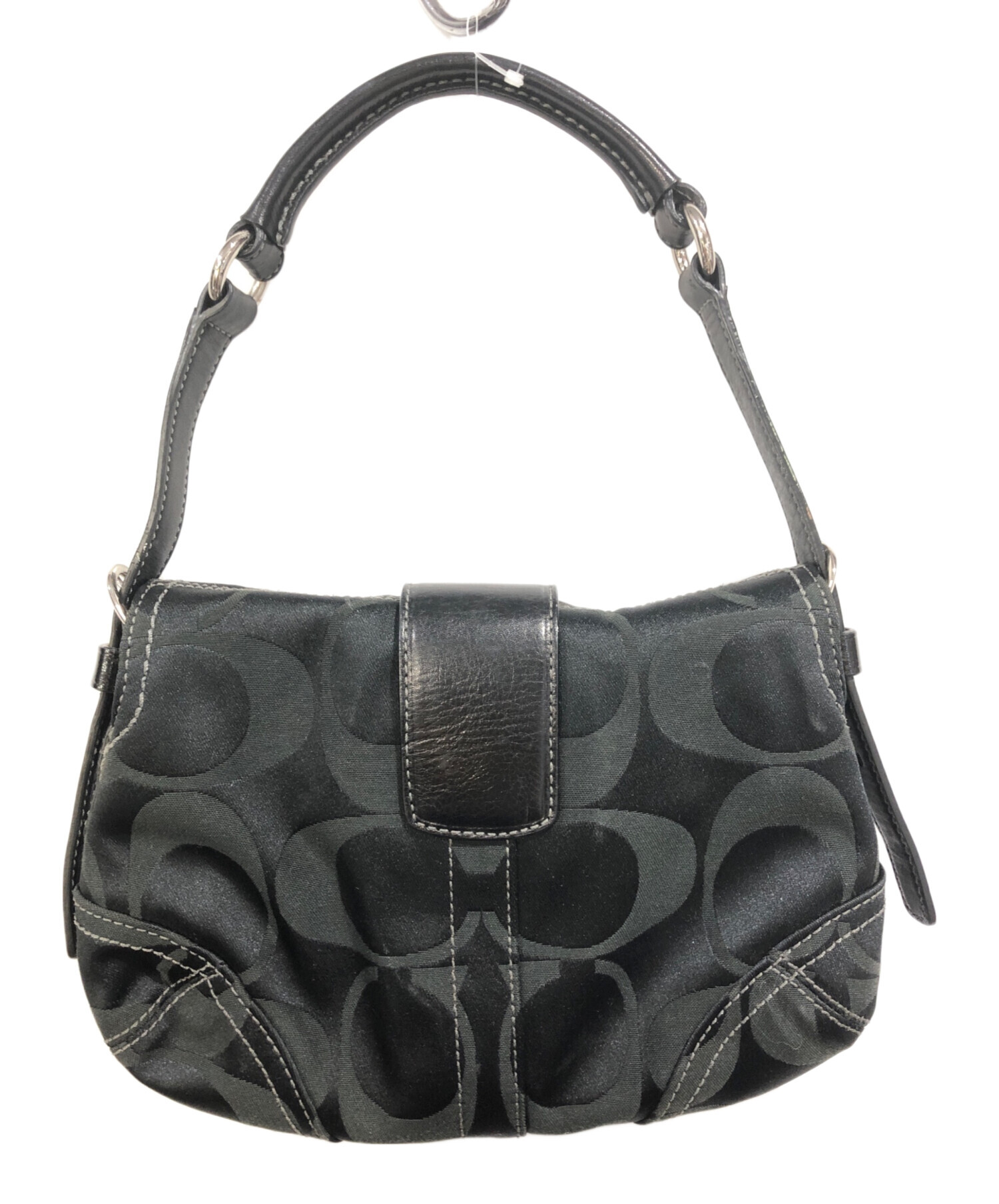 中古・古着通販】COACH (コーチ) ソーホー ショルダーバッグ ブラック