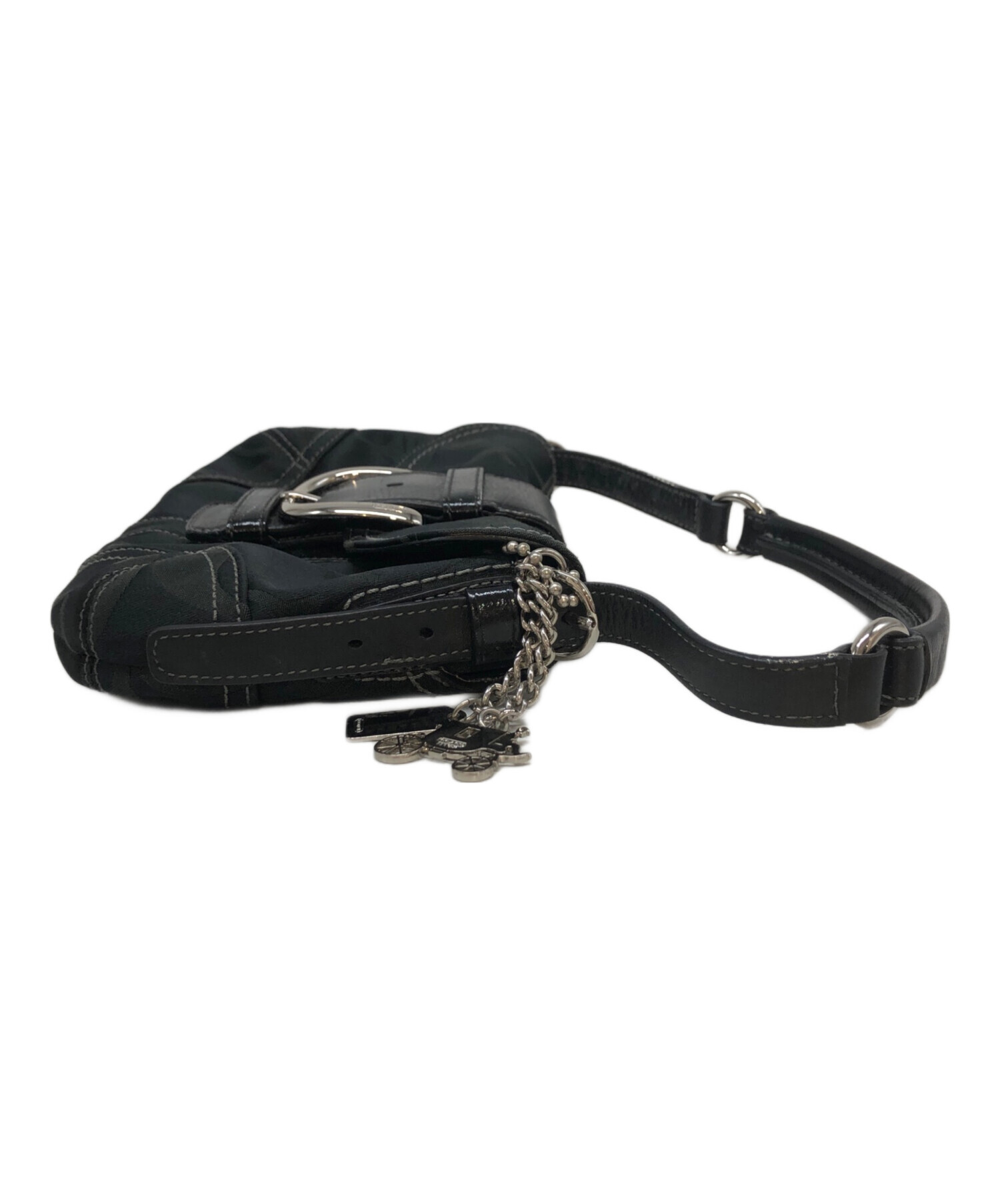 中古・古着通販】COACH (コーチ) ソーホー ショルダーバッグ ブラック