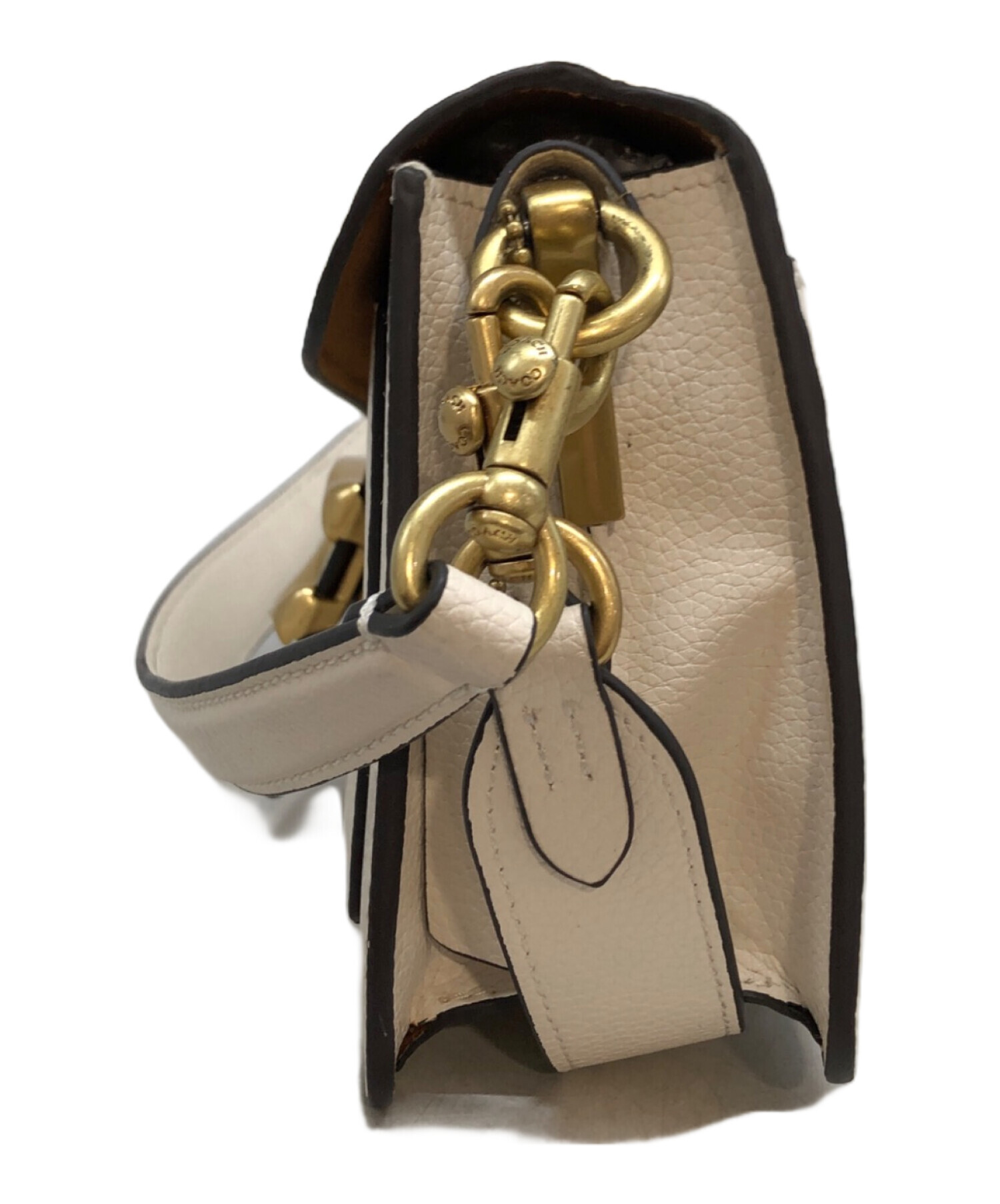 中古・古着通販】COACH (コーチ) 2WAYショルダーバッグ ホワイト