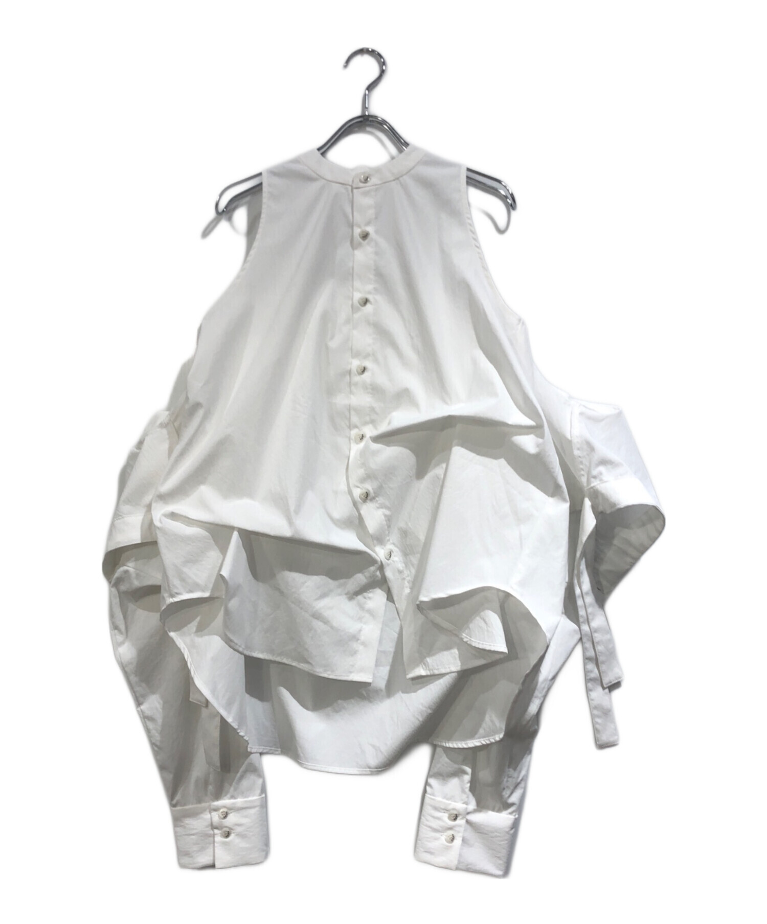 中古・古着通販】OMMO (オーエムエムオー) 2WAY TUCK LAYERED SHIRT