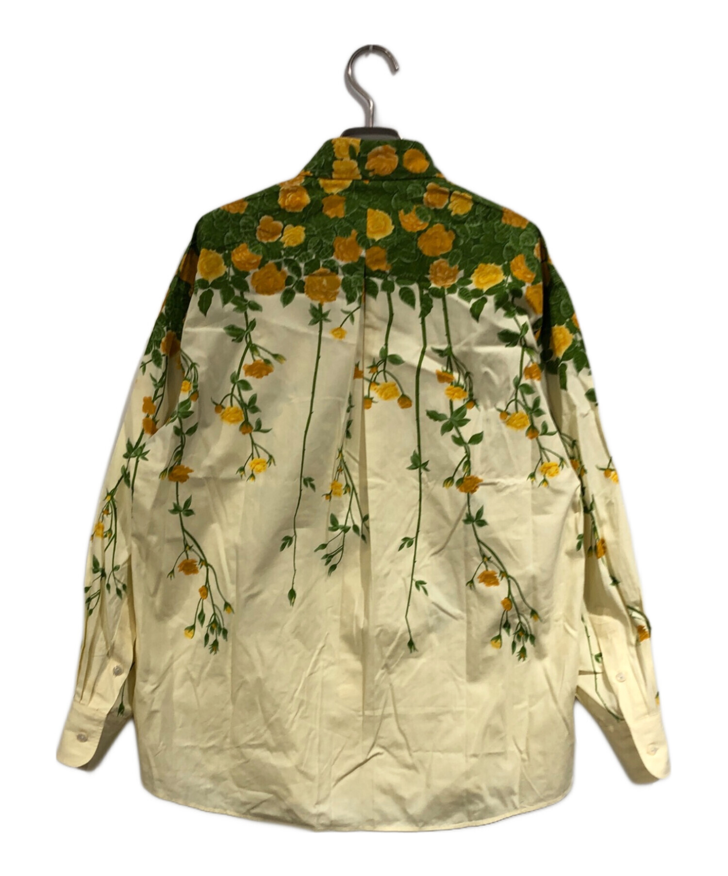 中古・古着通販】KENZO (ケンゾー) 花柄シャツ イエロー サイズ:SIZE M