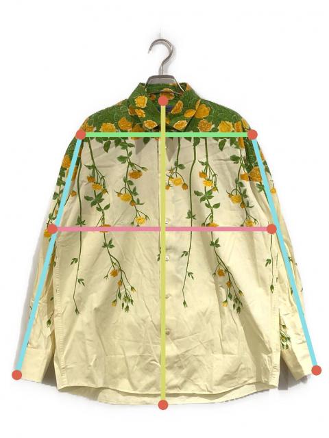 中古・古着通販】KENZO (ケンゾー) 花柄シャツ イエロー サイズ:SIZE M