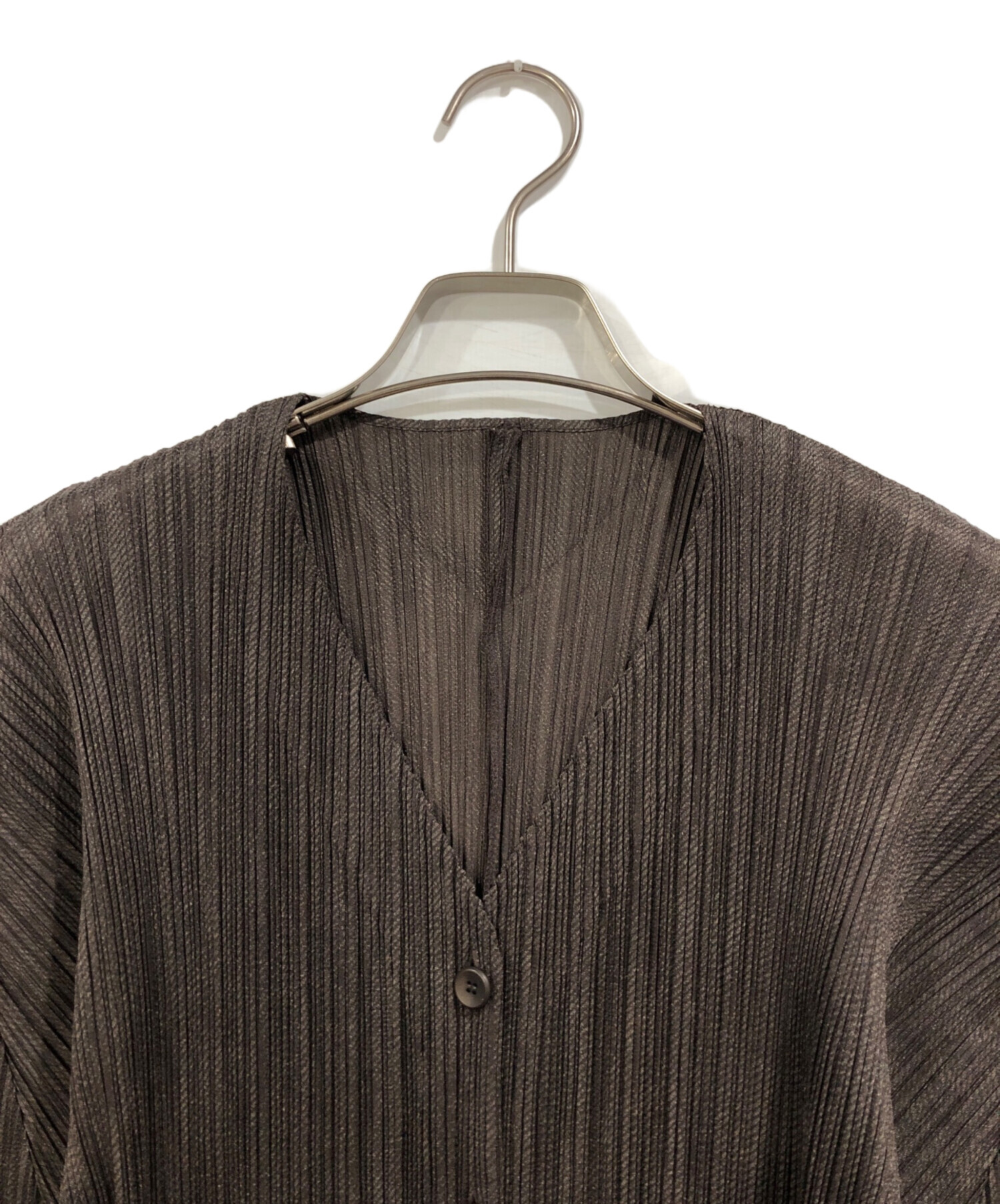 最終値下げ! PLEATS PLEASE 長袖 サイズ3〜4 カーディガン 中古・古着通販】PLEATS PLEASE (プリーツプリーズ) プリーツ