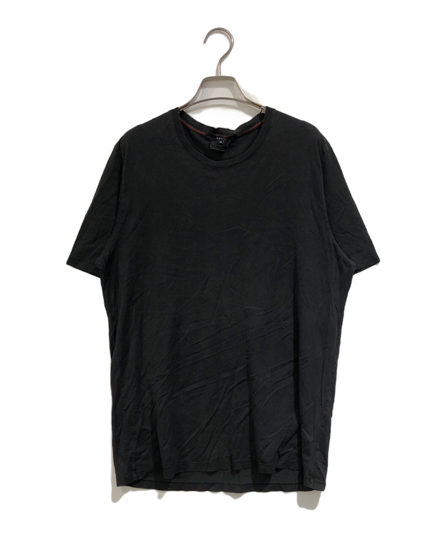 中古・古着通販】GUCCI (グッチ) BASIC T-SHIRT ブラック サイズ:SIZE 