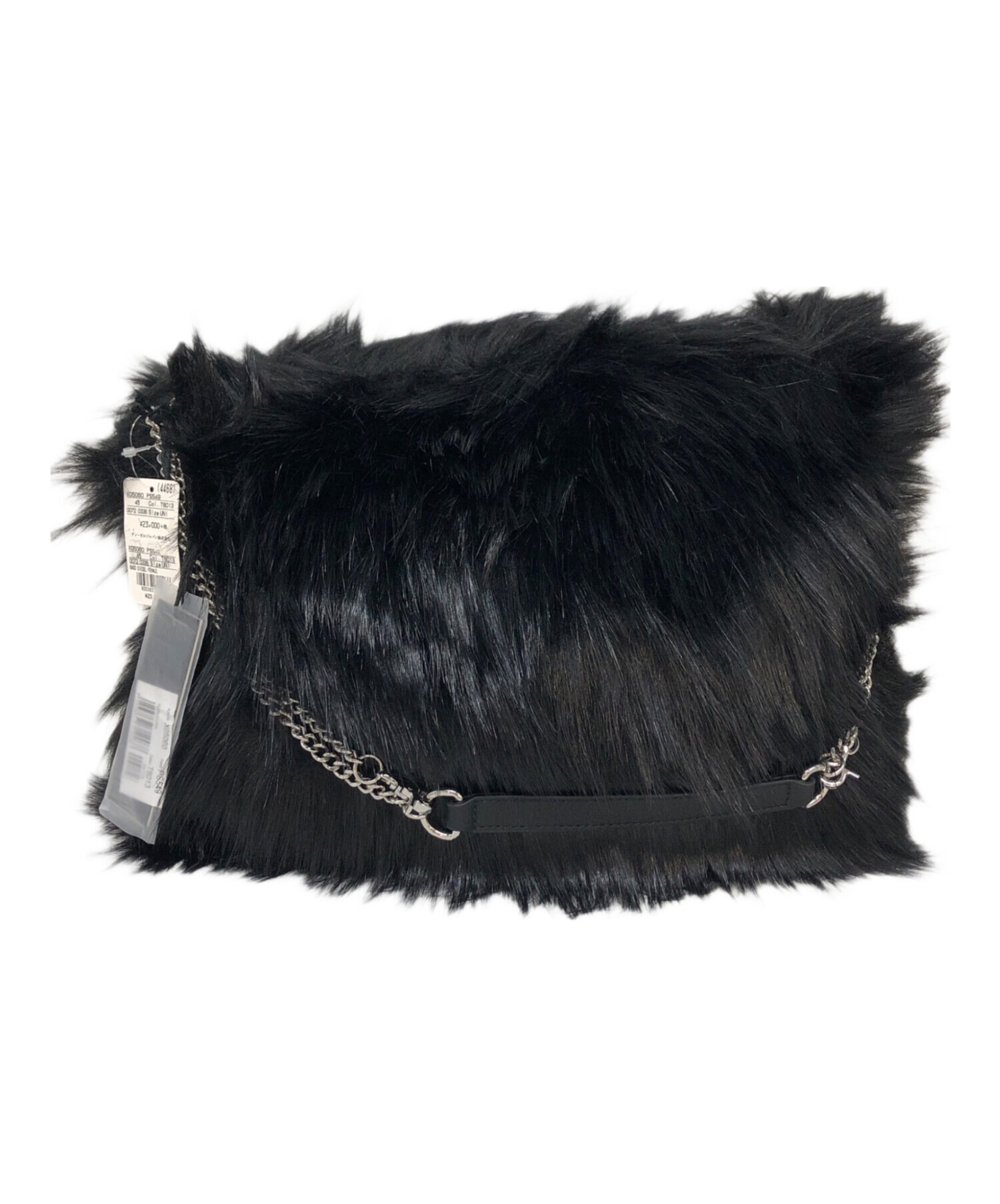 中古・古着通販】DIESEL (ディーゼル) チェーンショルダーファーバッグ 
