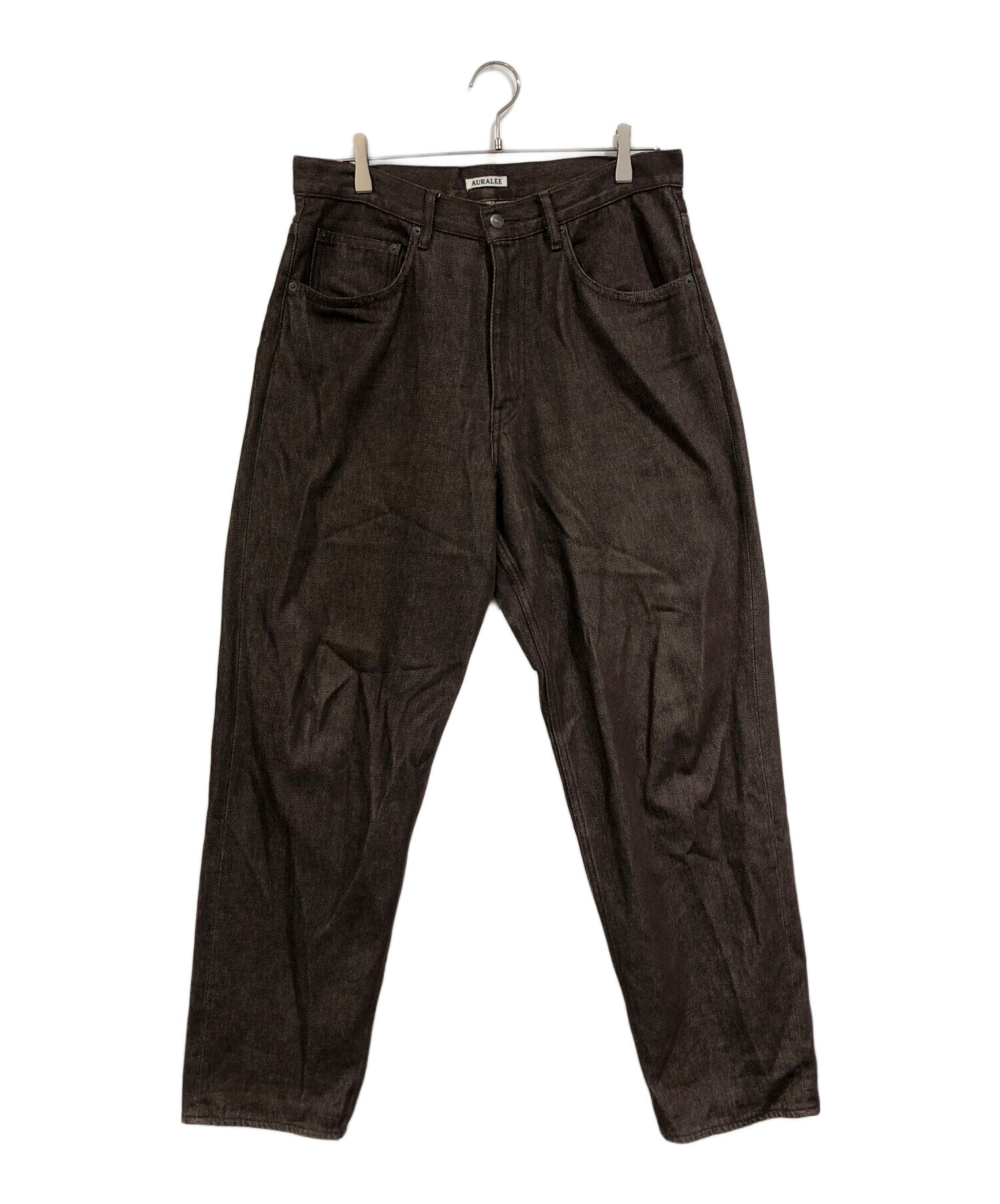 中古・古着通販】AURALEE (オーラリー) HARD TWIST DENIM WIDE PANTS 