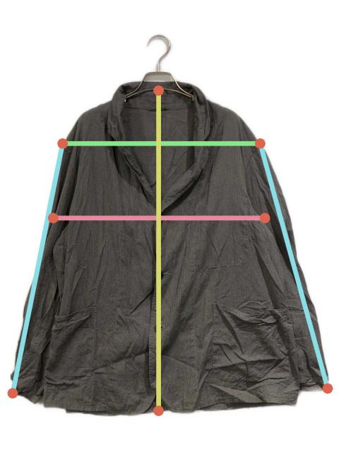 中古・古着通販】COMOLI (コモリ) ヨリ杢 ジャケット グレー サイズ