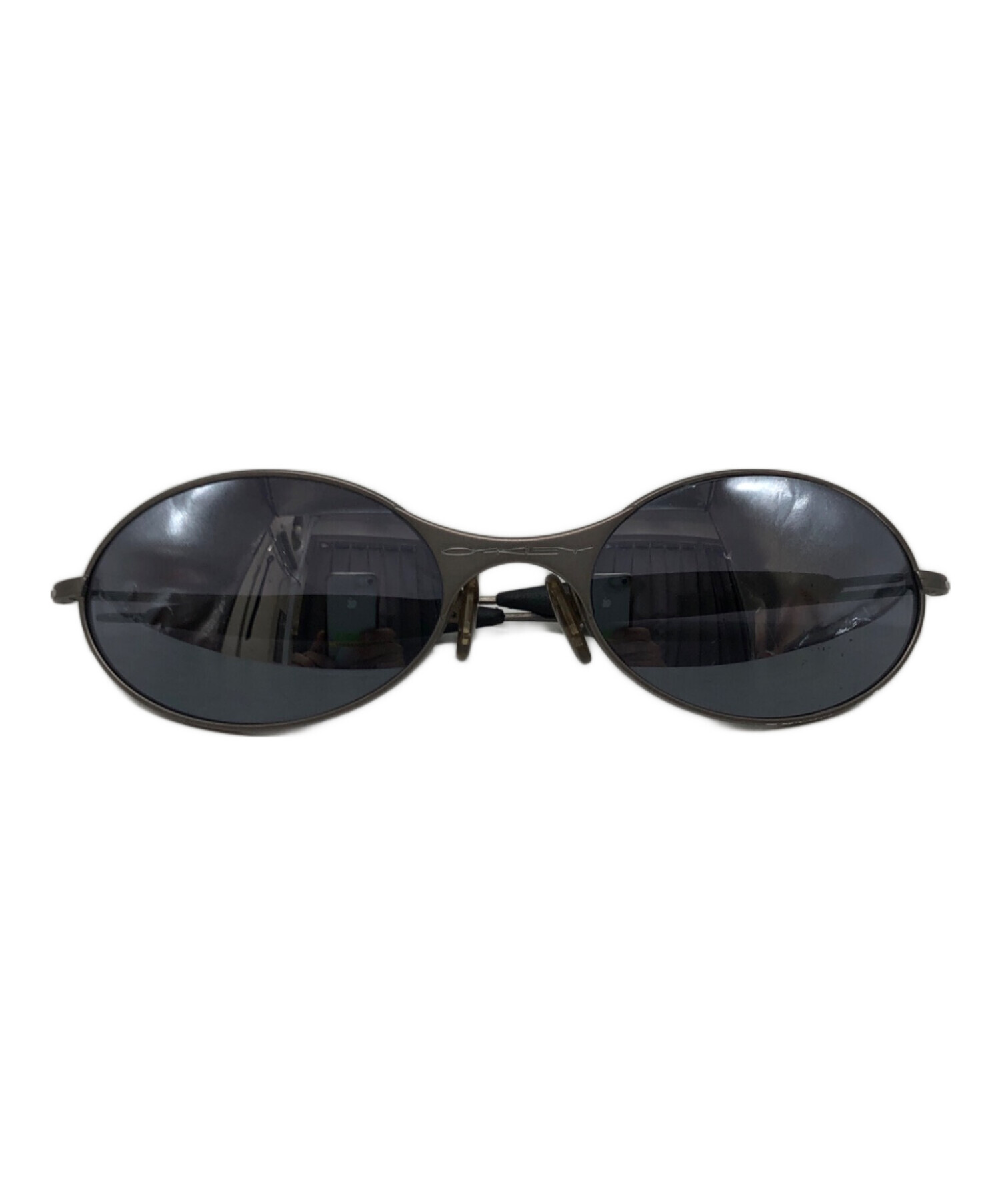 【超美品】 OAKLEY e-wireオーバルサングラス レア ビンテージ 希少 中古・古着通販】OAKLEY (オークリー) E-WIREオーバルサングラス