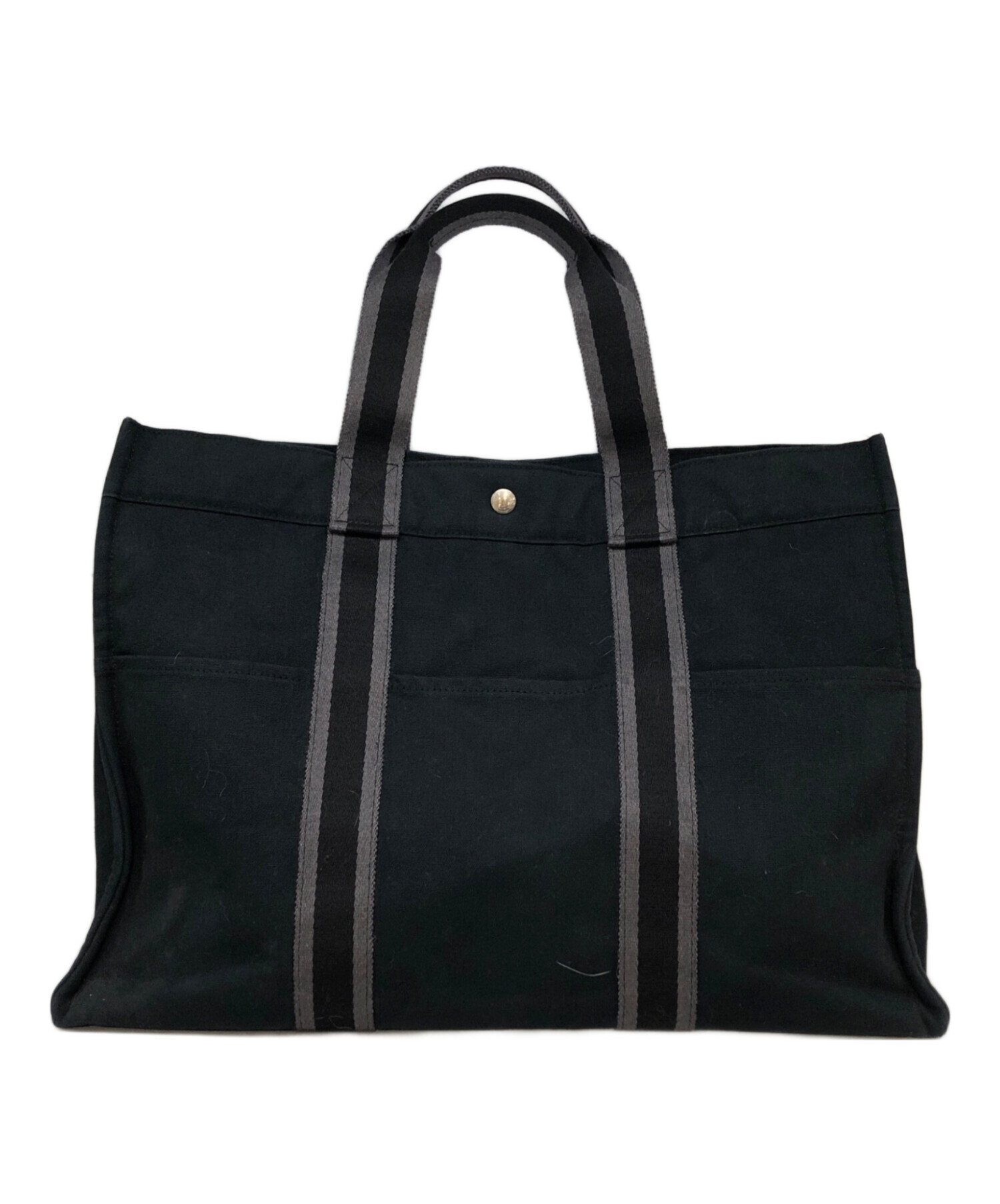 HERMES フールトゥ トートバッグ ブラック　MM 美品 中古・古着通販】HERMES (エルメス) フールトゥMM トートバッグ