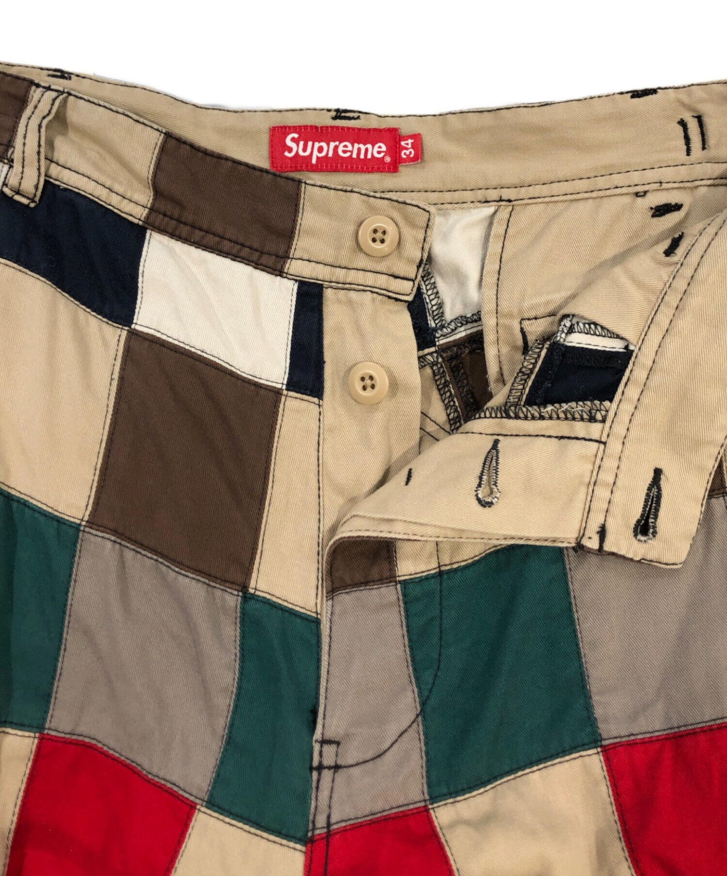 中古・古着通販】SUPREME (シュプリーム) 19SS Patchwork Cargo Pant