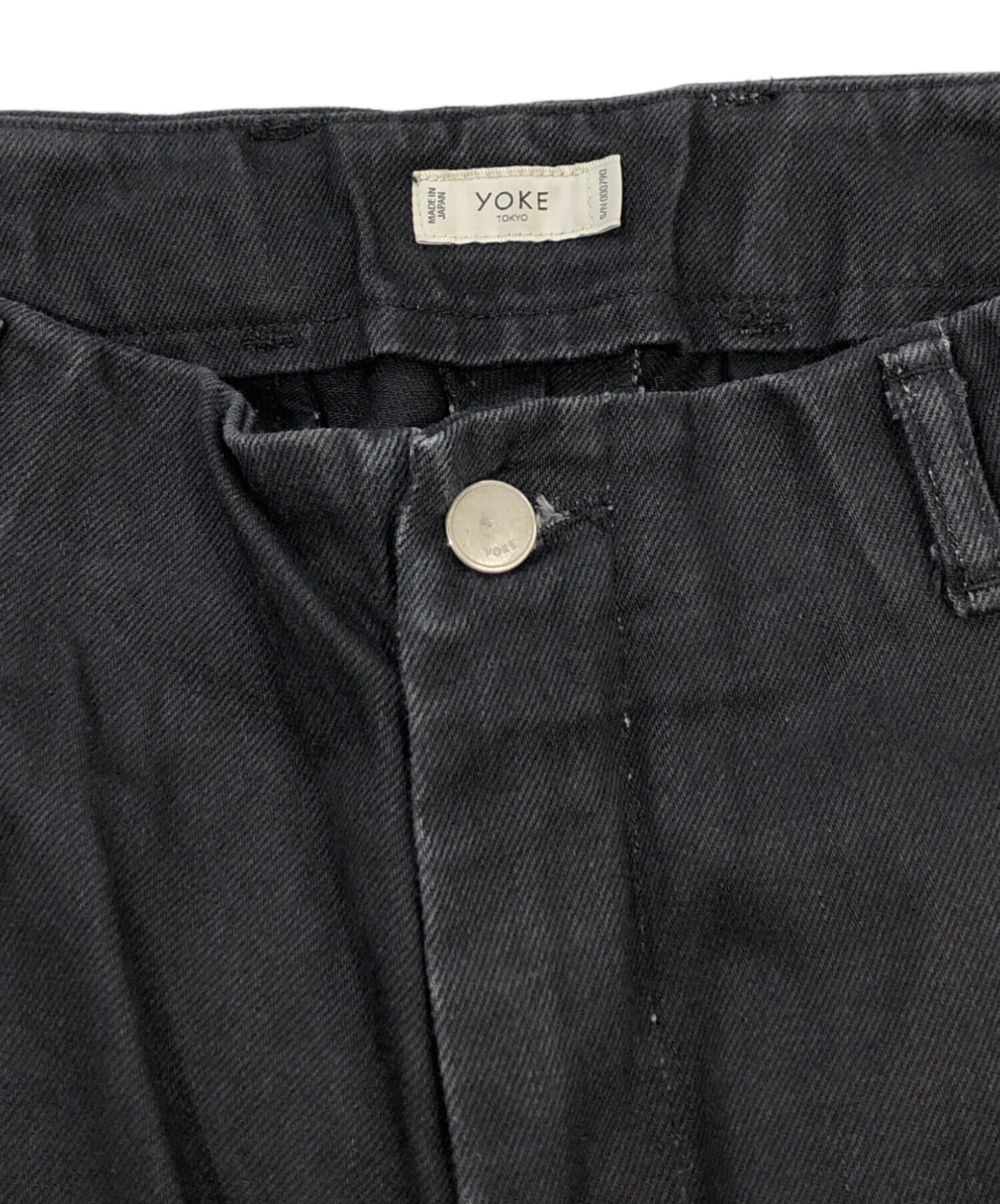 中古・古着通販】YOKE (ヨーク) 1pleated Wide Tapered Trousers