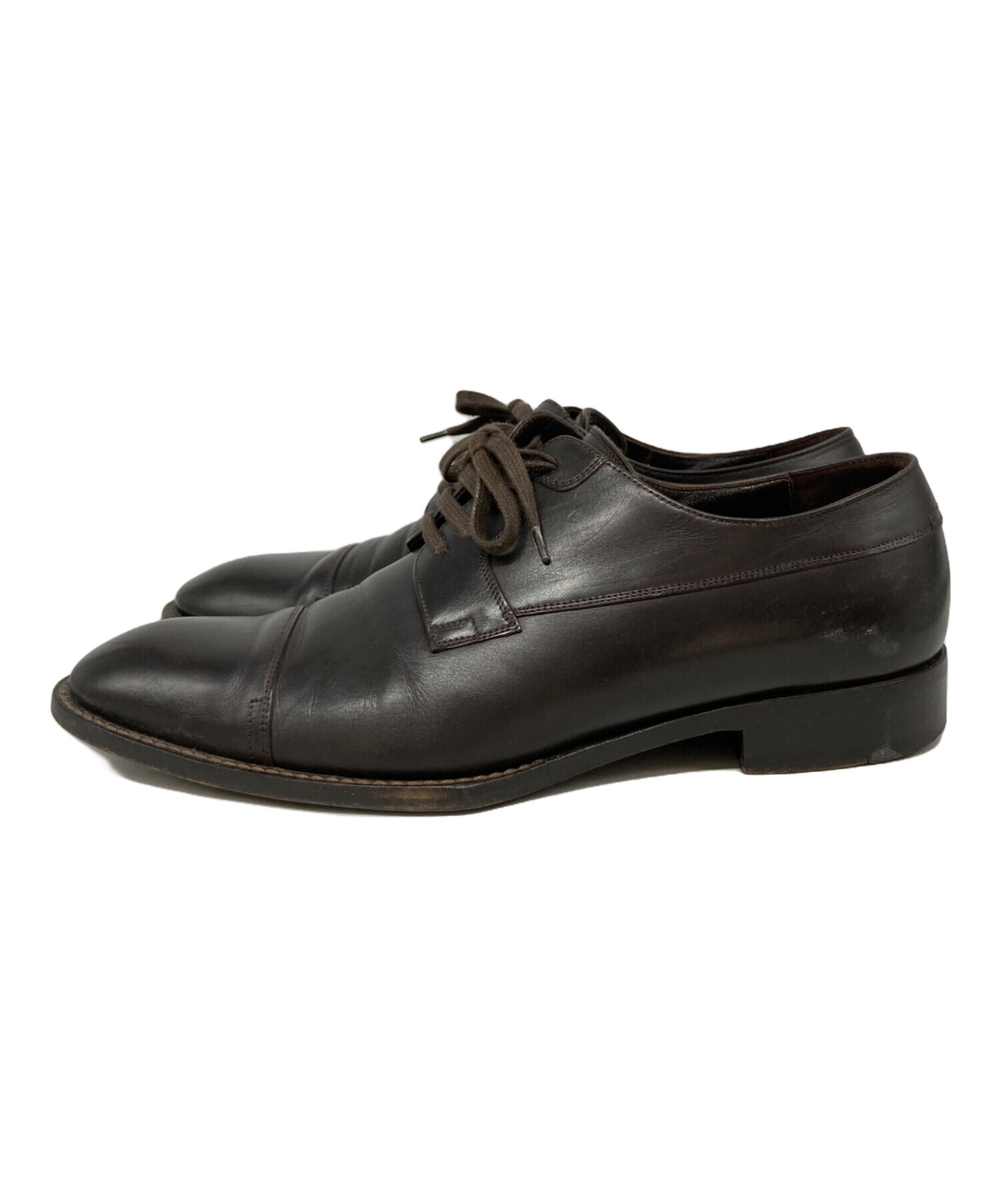 中古・古着通販】GUCCI (グッチ) ストレートチップシューズ ブラウン