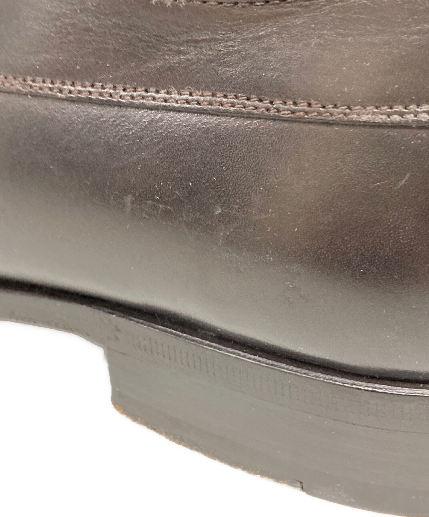 中古・古着通販】GUCCI (グッチ) ストレートチップシューズ ブラウン