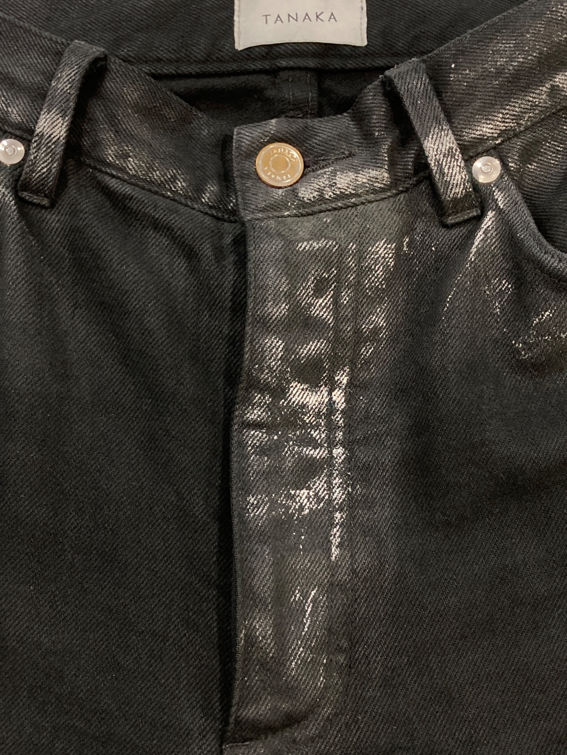 中古・古着通販】TANAKA (タナカ) DAD JEAN TROUSERS ブラック サイズ