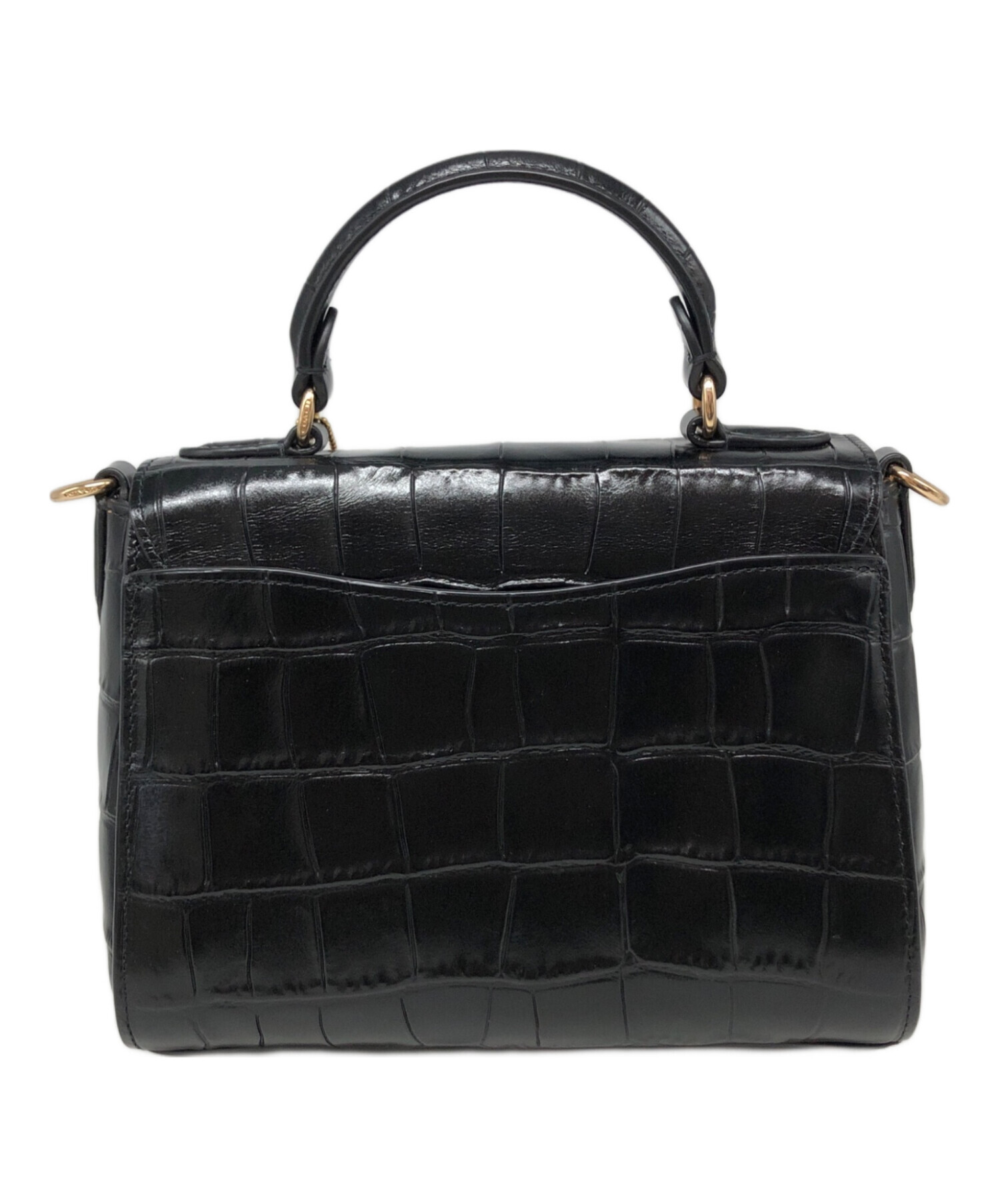 美品✨COACH ブラック ハンドバッグ 貴重です‼最終値下げです。 中古・古着通販】COACH (コーチ) MORGAN TOP HANDLE ブラック