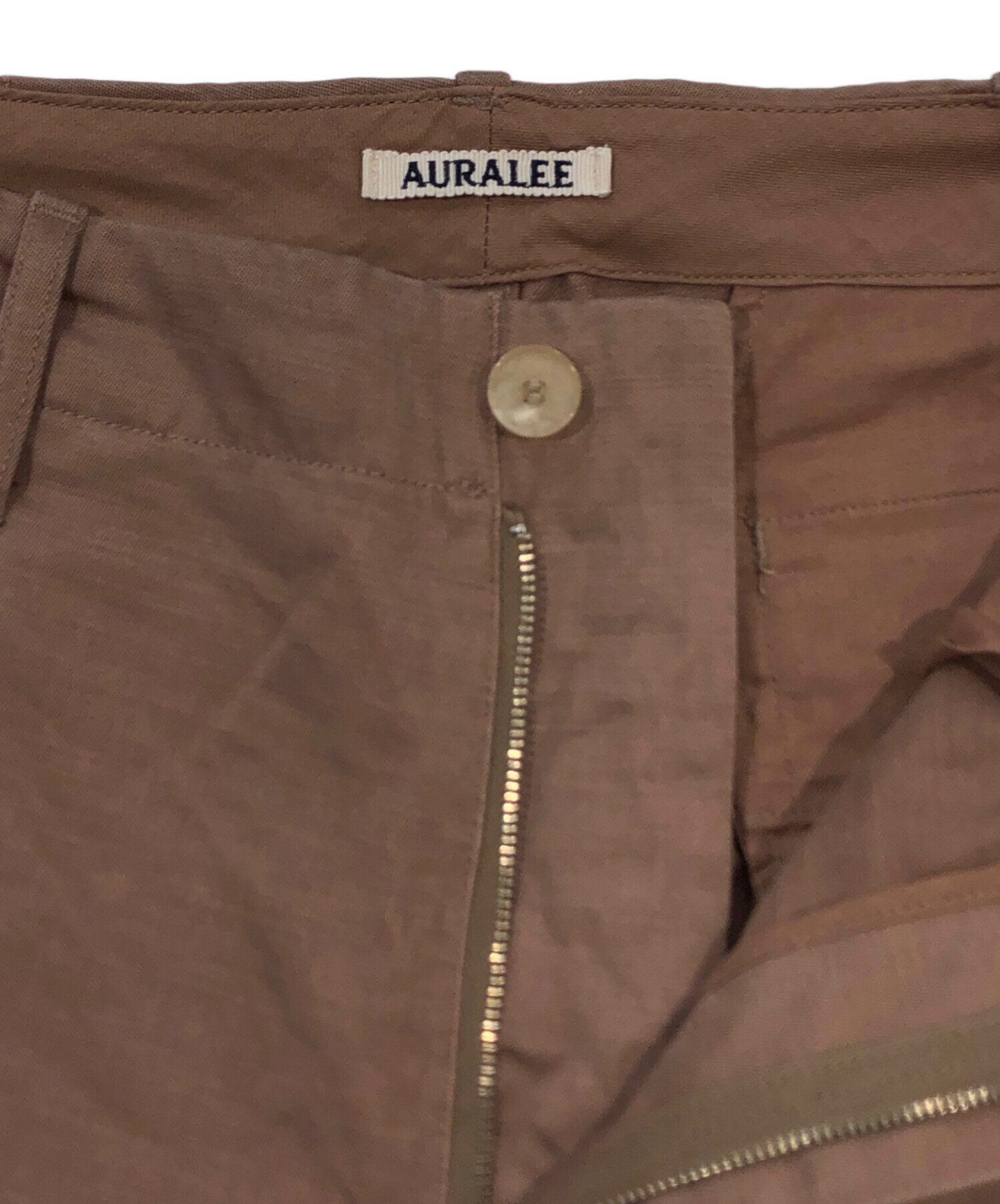 中古・古着通販】AURALEE (オーラリー) WASHED FINX BUGGY SATIN WIDE
