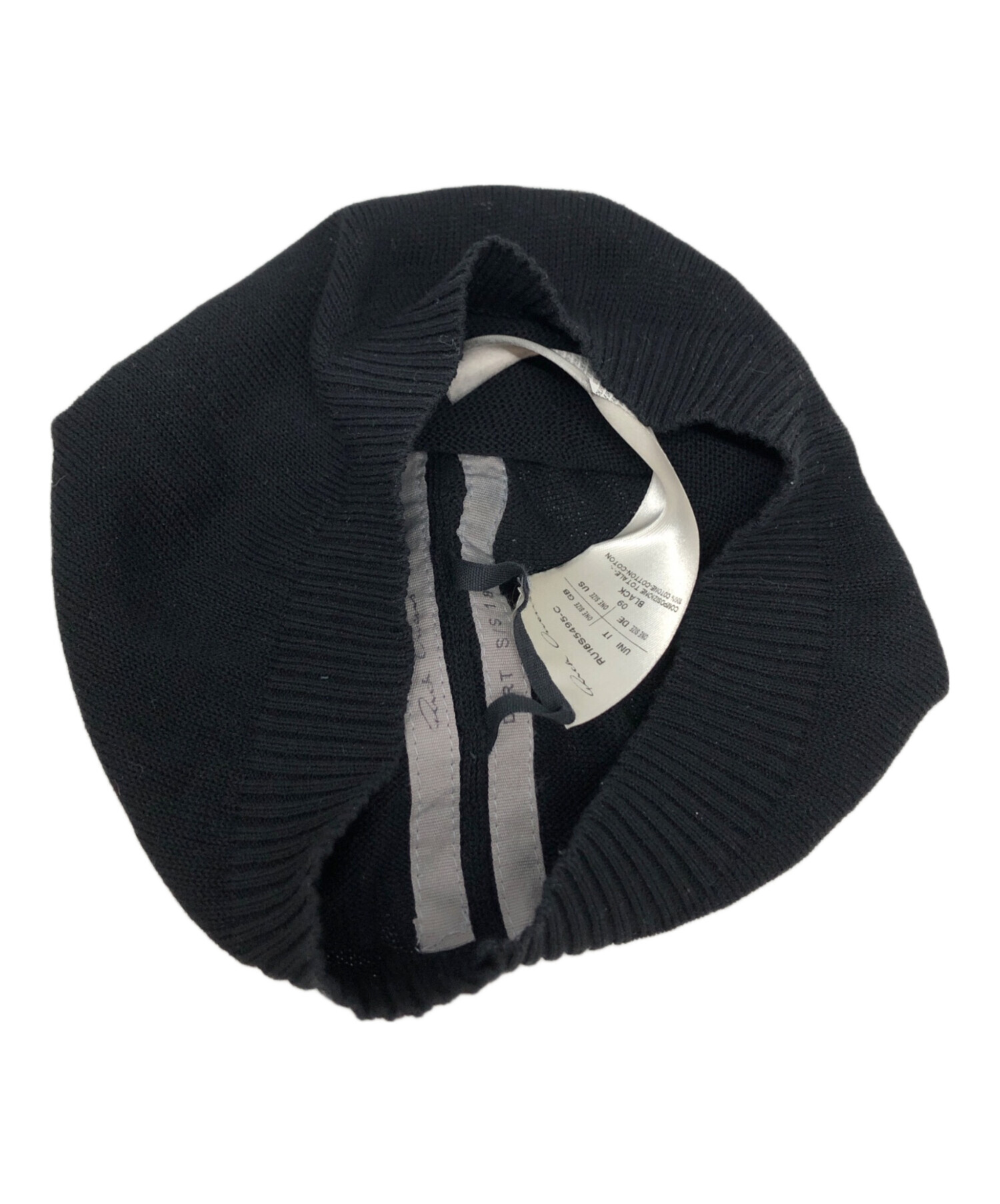 最終値下げリックオウエンス　ビーニー 中古・古着通販】RICK OWENS (リックオウエンス) リブビーニー