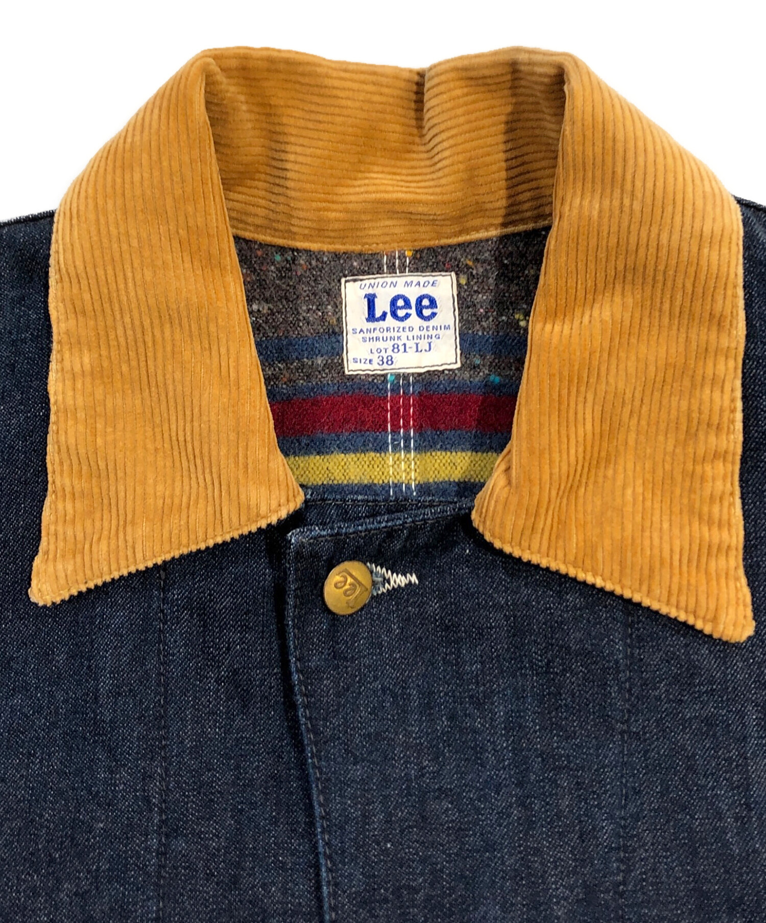 中古・古着通販】LEE (リー) 81-LJ 裏地ブランケットカバーオール